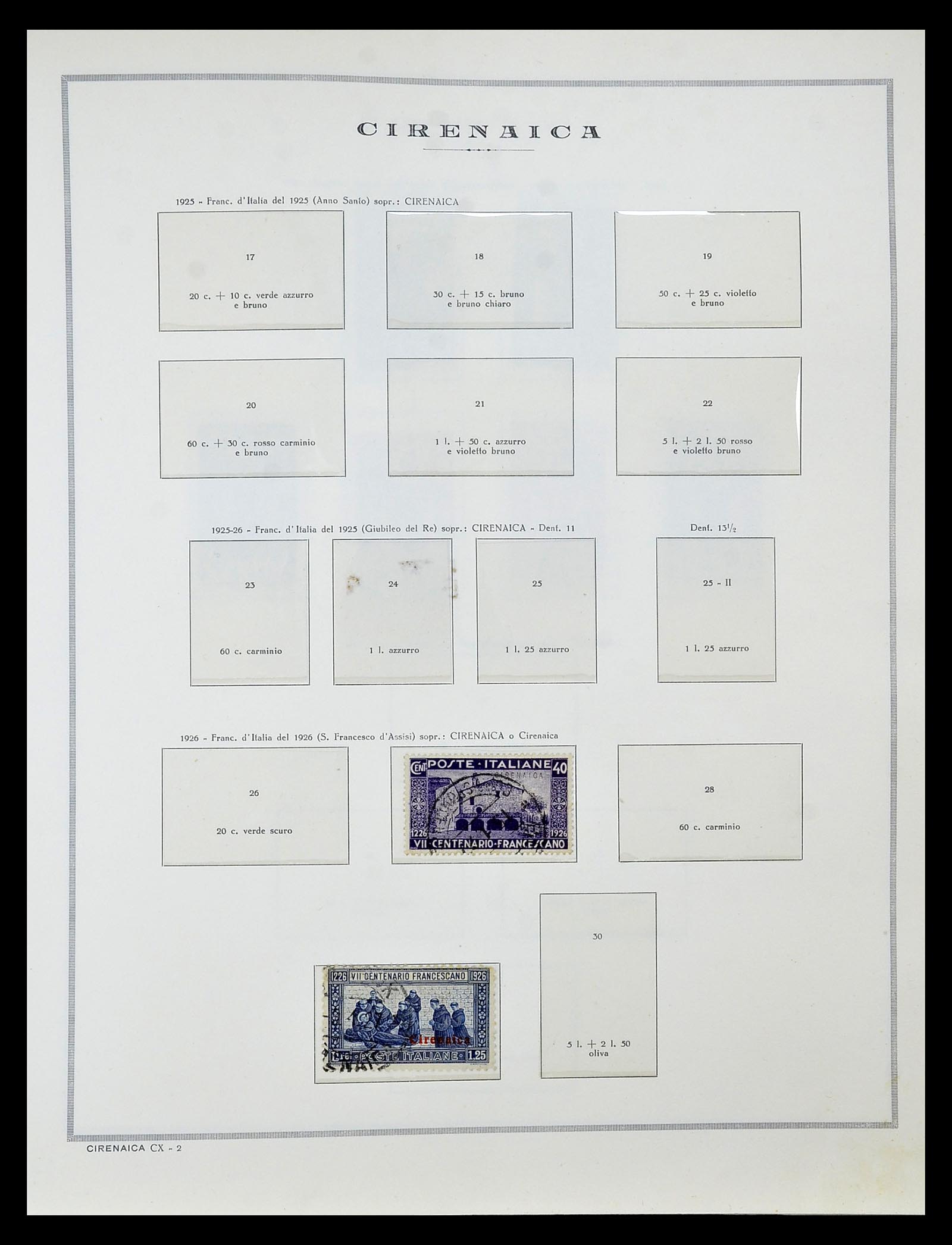 34970 010 - Postzegelverzameling 34970 Italiaanse koloniën 1903-1939.