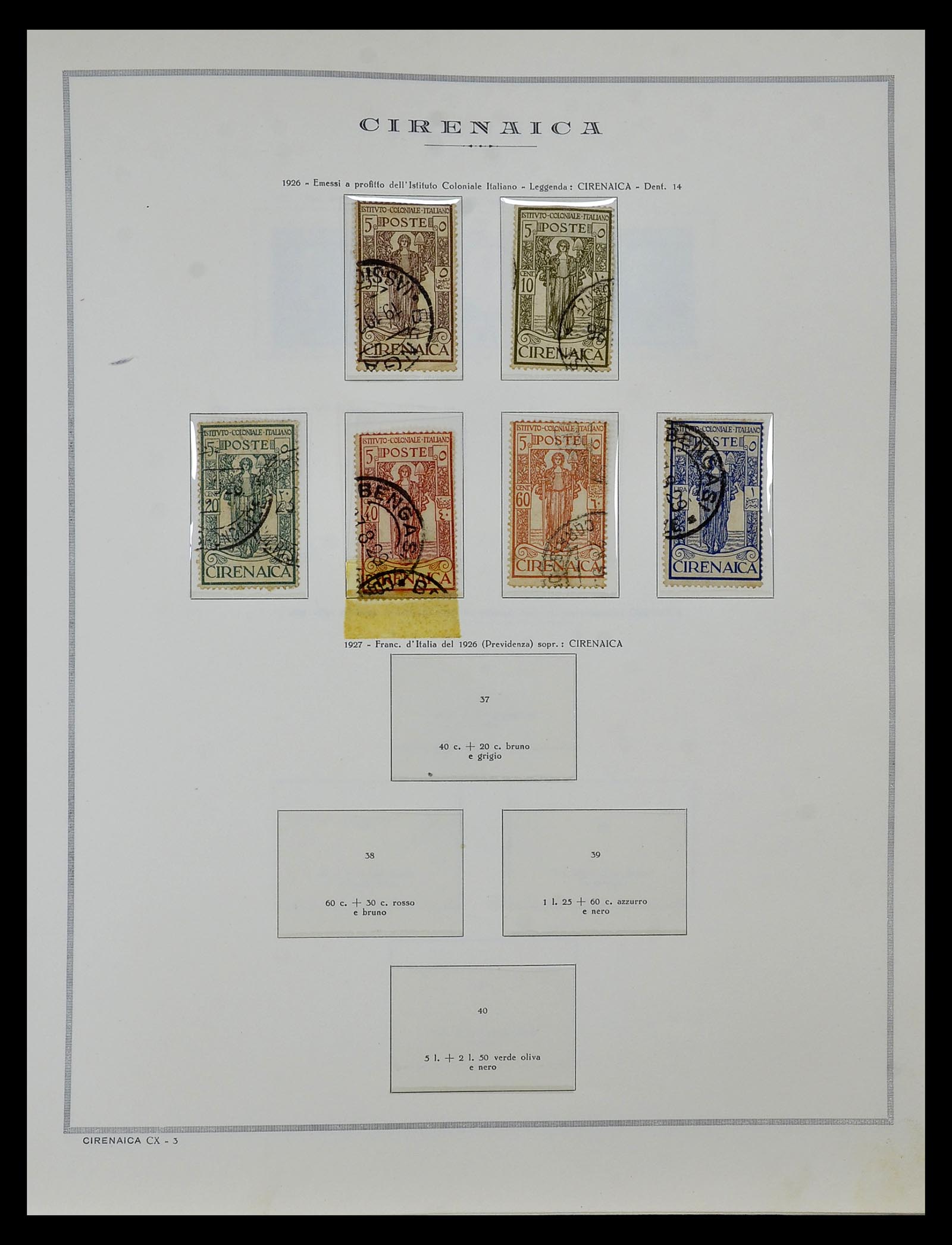 34970 011 - Stamp Collection 34970 Italian colonies 1903-1939.