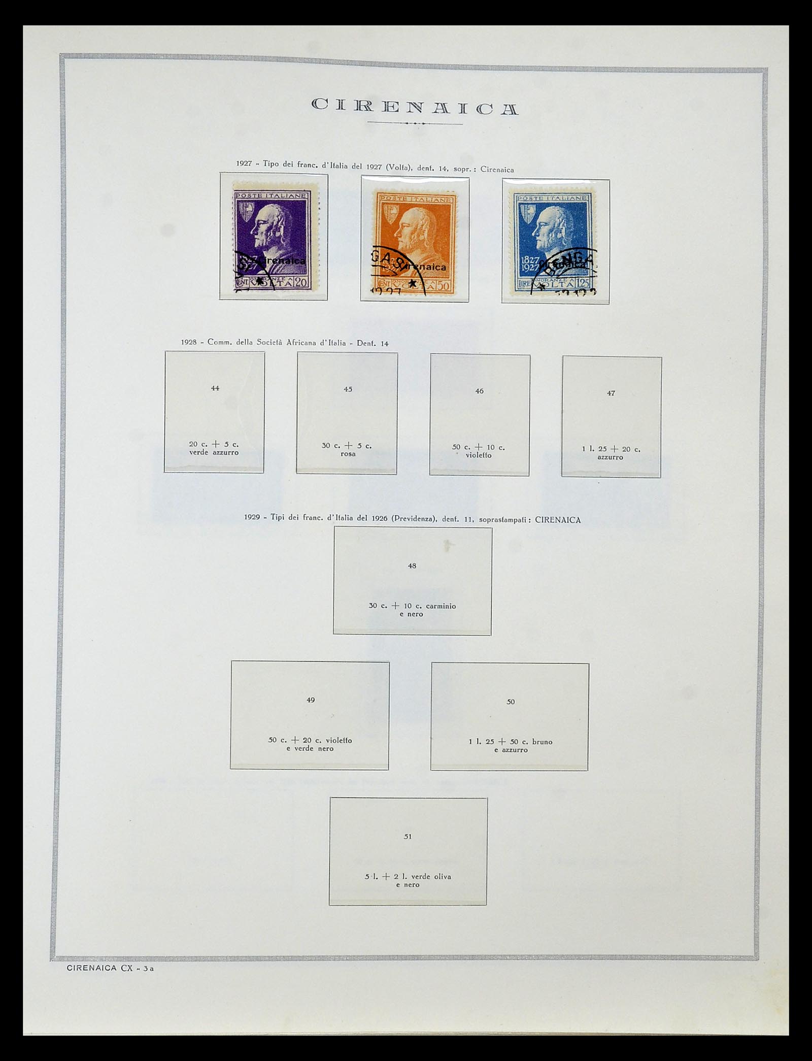 34970 012 - Postzegelverzameling 34970 Italiaanse koloniën 1903-1939.