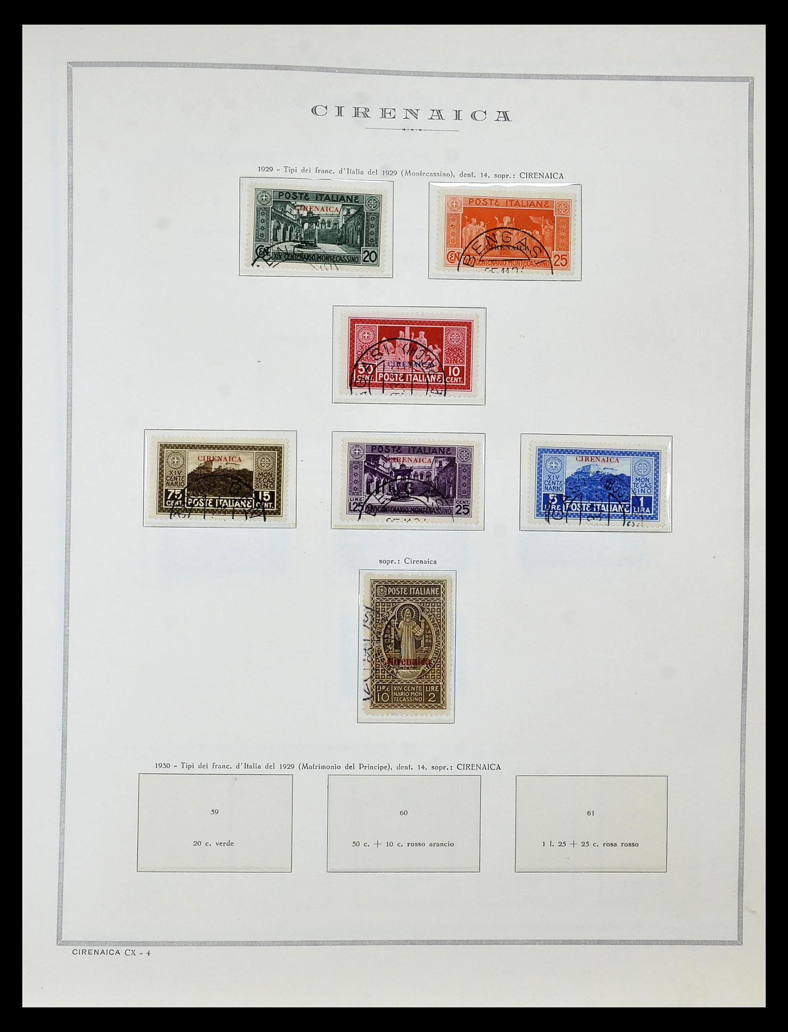 34970 013 - Stamp Collection 34970 Italian colonies 1903-1939.