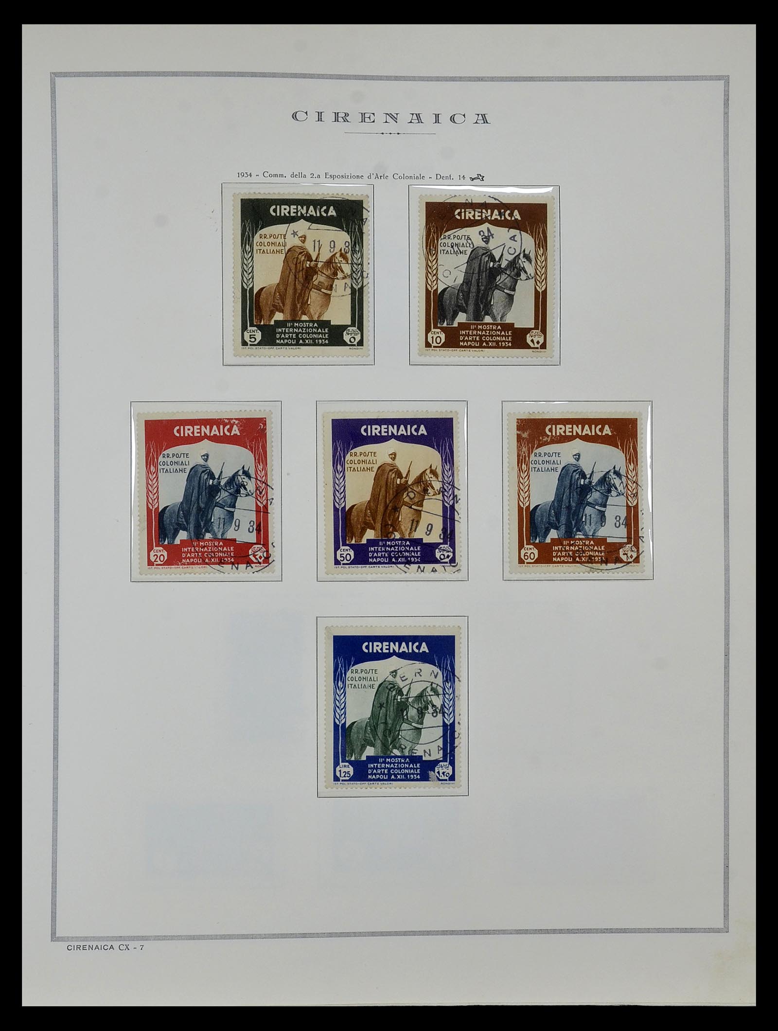 34970 015 - Postzegelverzameling 34970 Italiaanse koloniën 1903-1939.