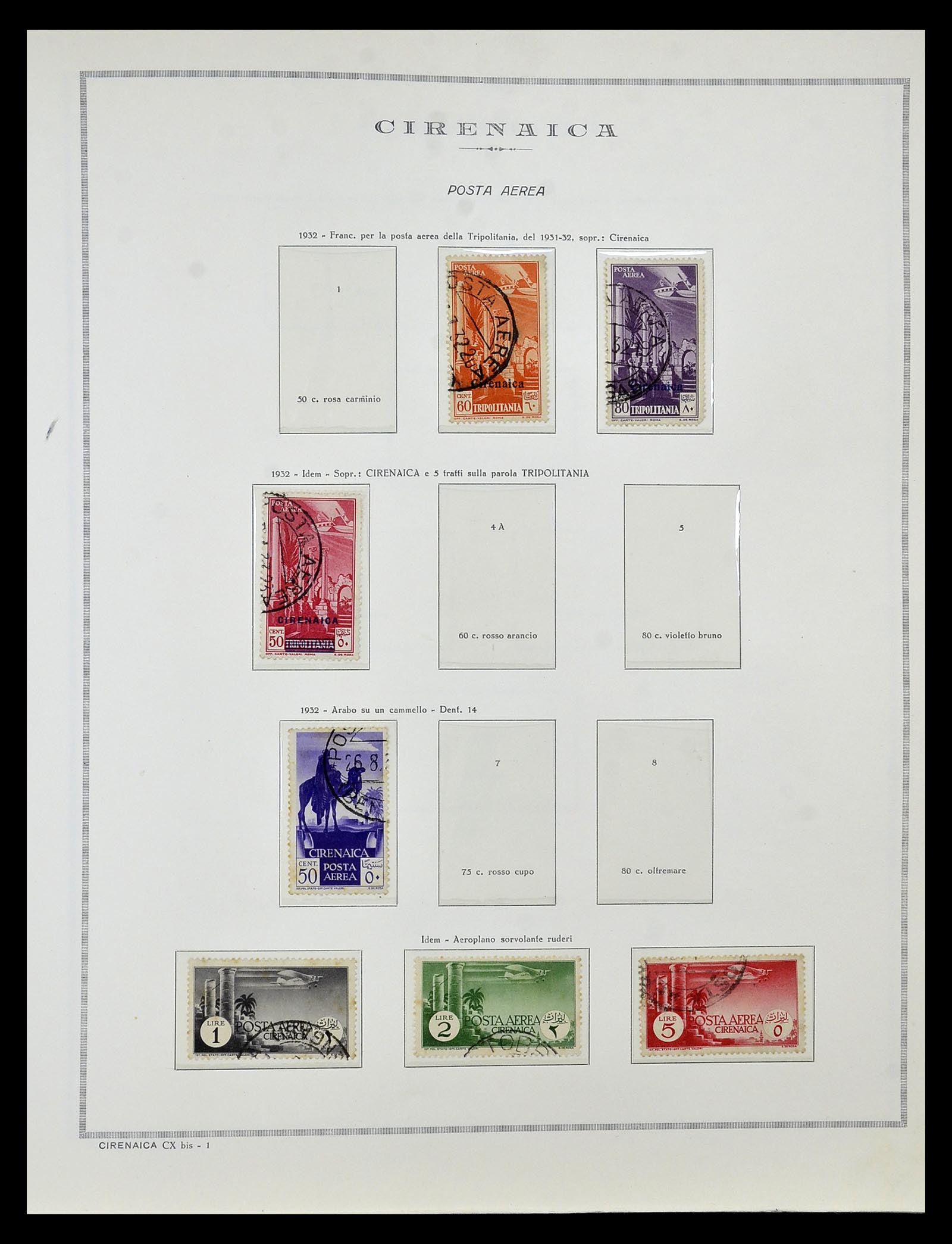 34970 016 - Postzegelverzameling 34970 Italiaanse koloniën 1903-1939.