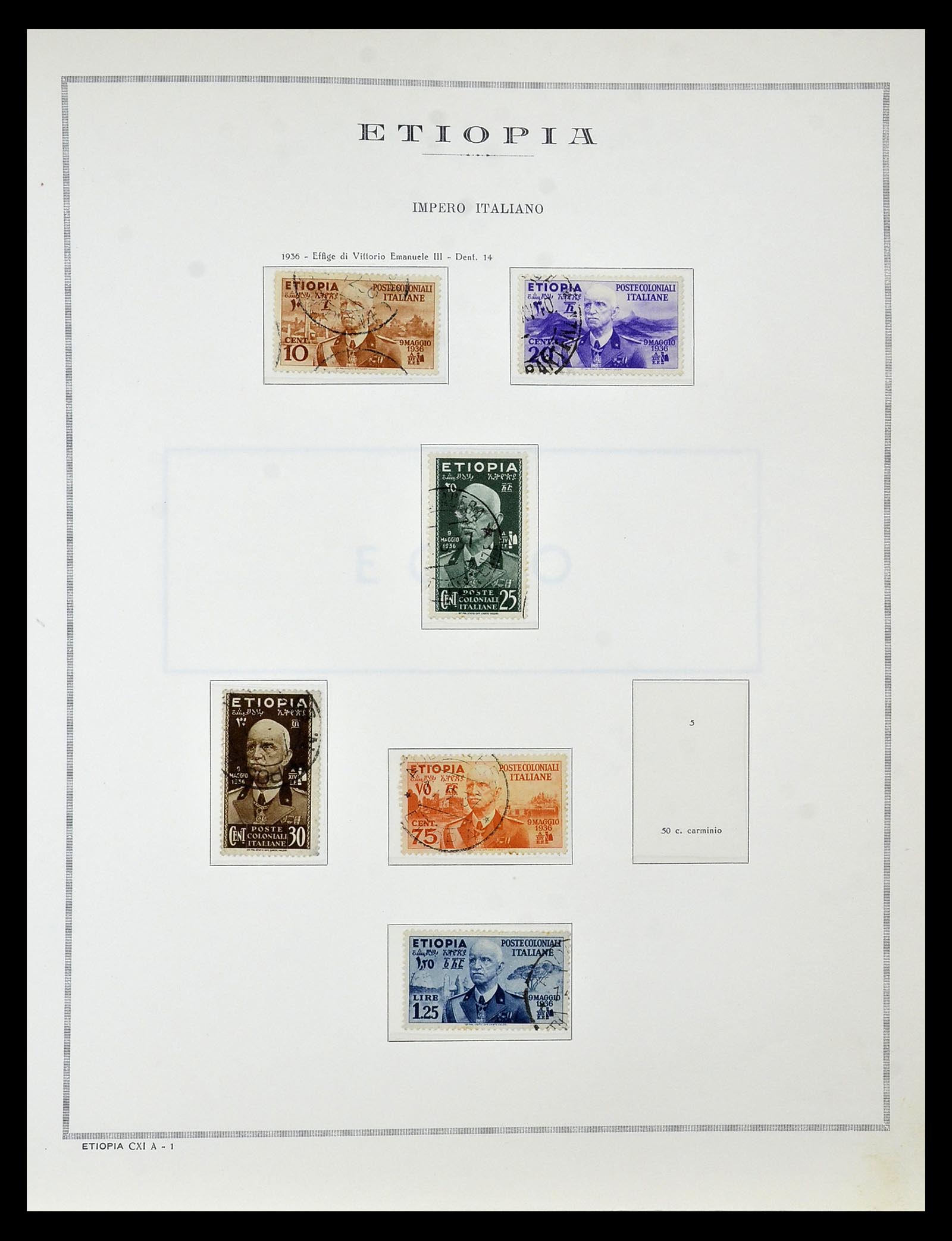 34970 018 - Stamp Collection 34970 Italian colonies 1903-1939.