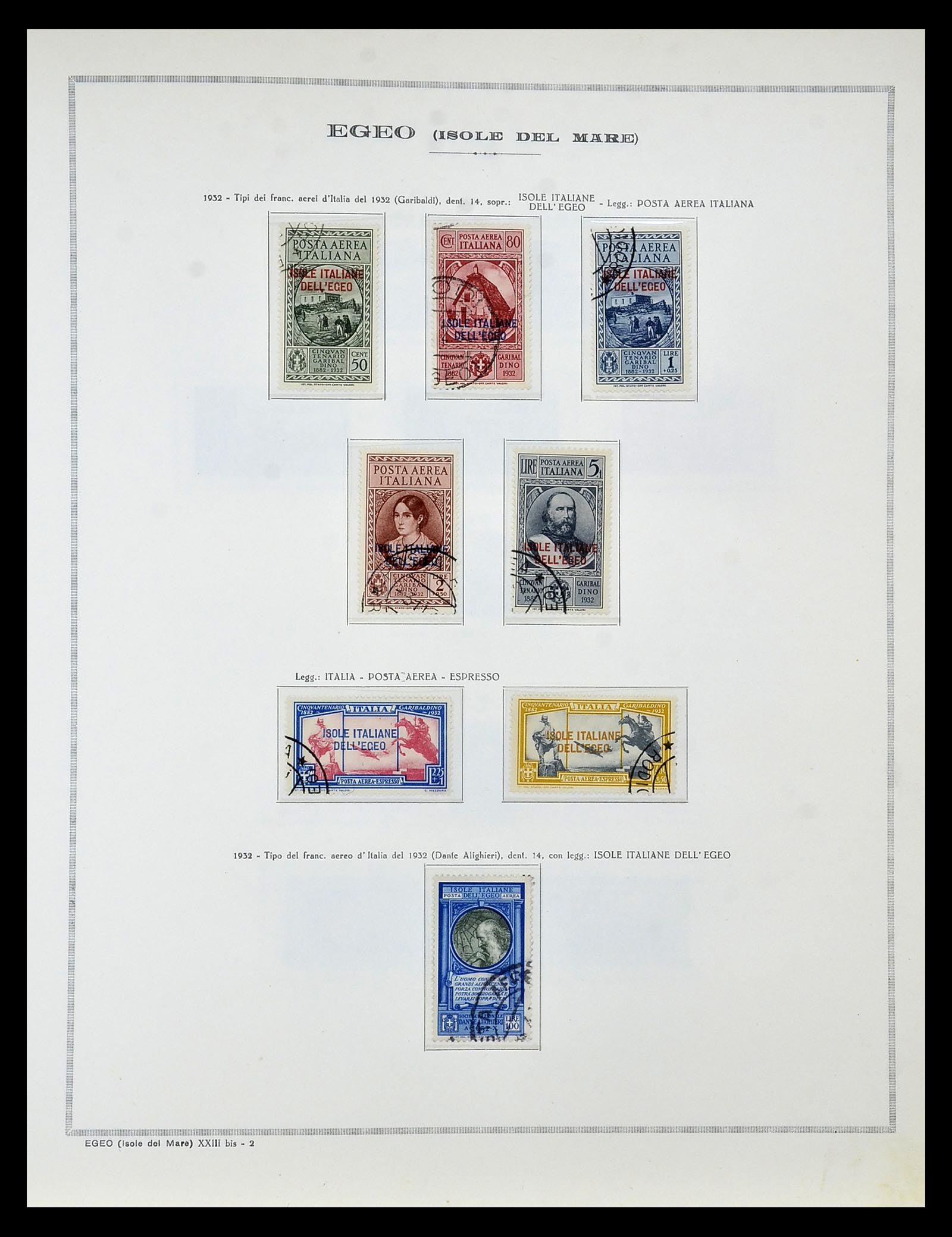 34970 025 - Postzegelverzameling 34970 Italiaanse koloniën 1903-1939.