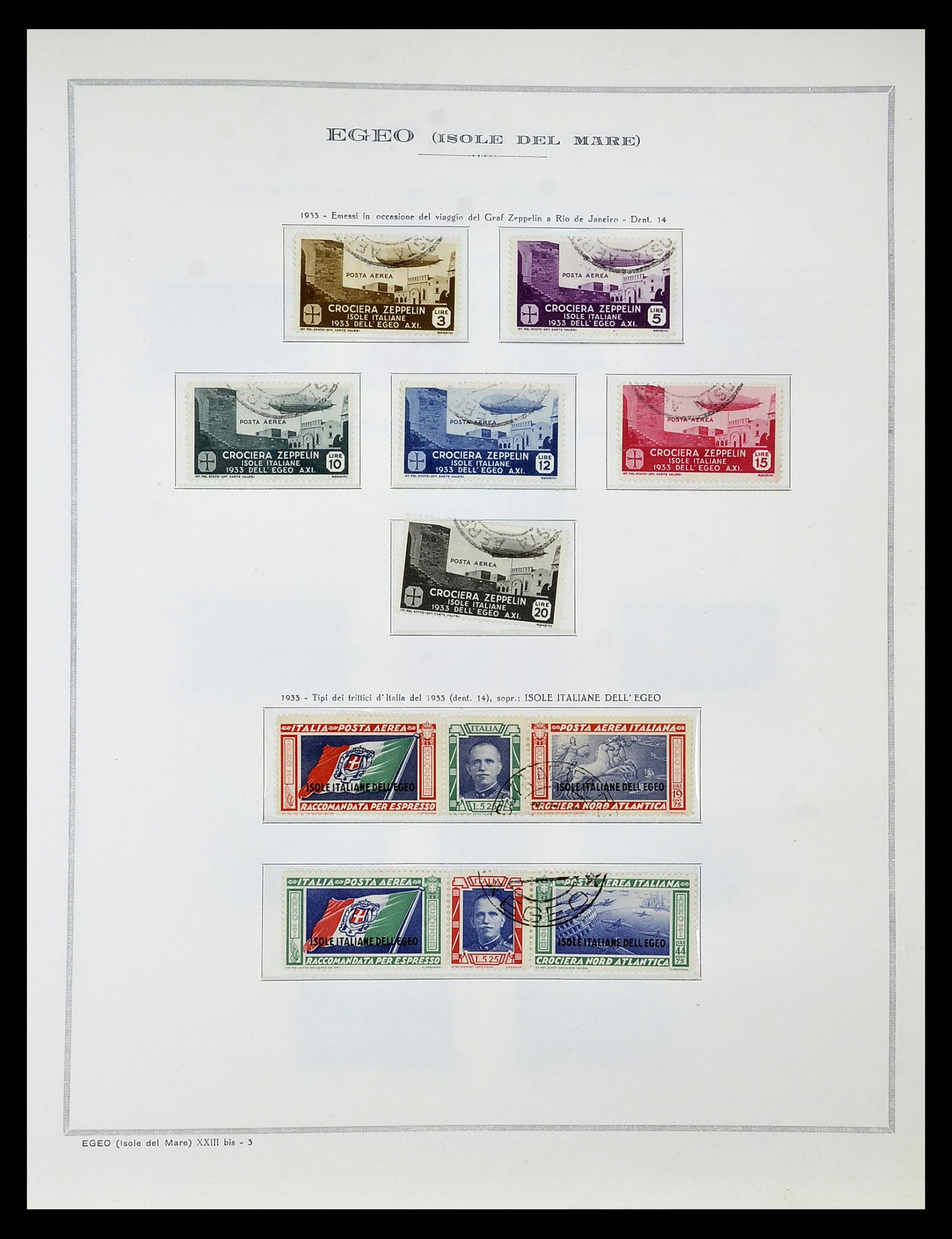 34970 026 - Postzegelverzameling 34970 Italiaanse koloniën 1903-1939.