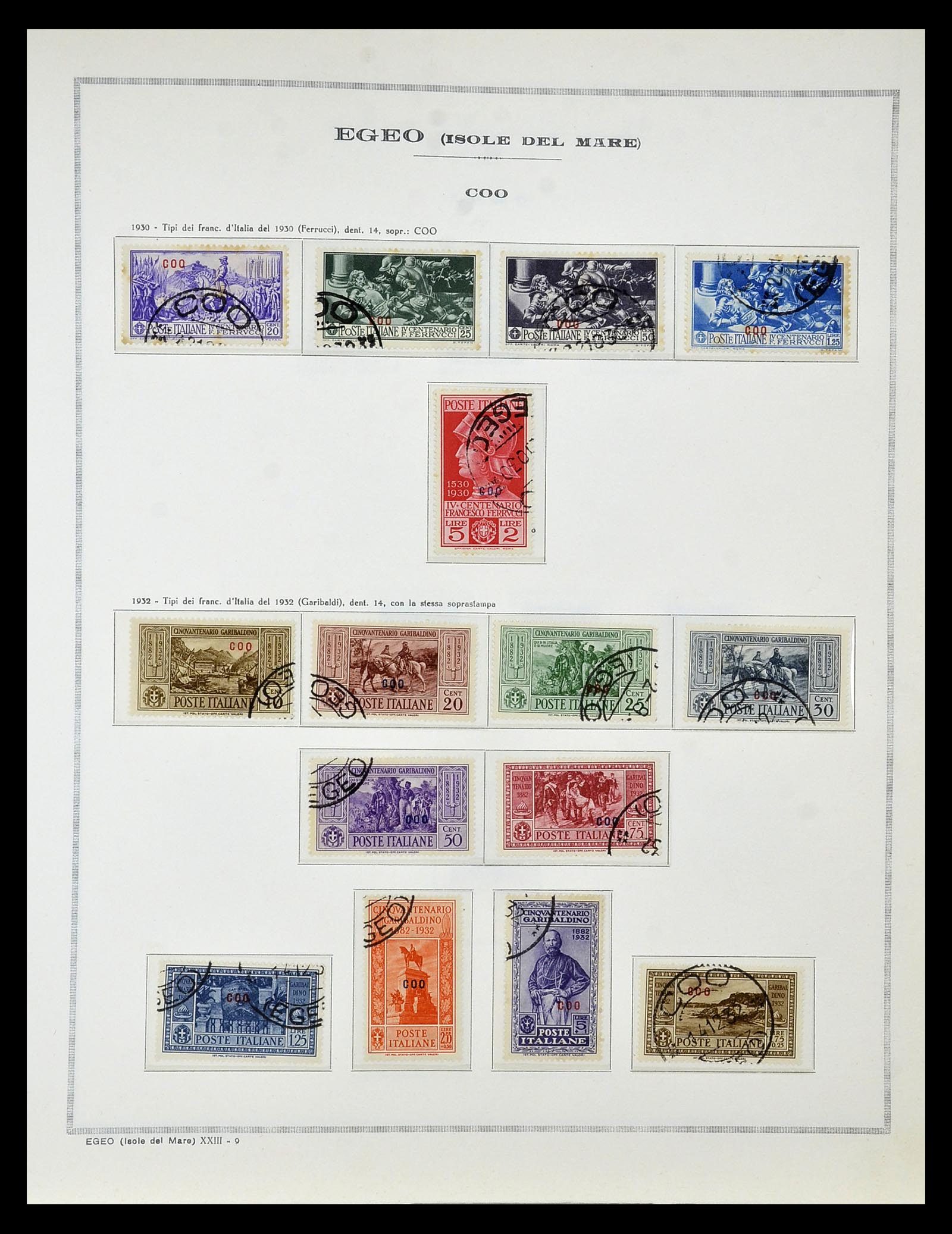 34970 036 - Postzegelverzameling 34970 Italiaanse koloniën 1903-1939.