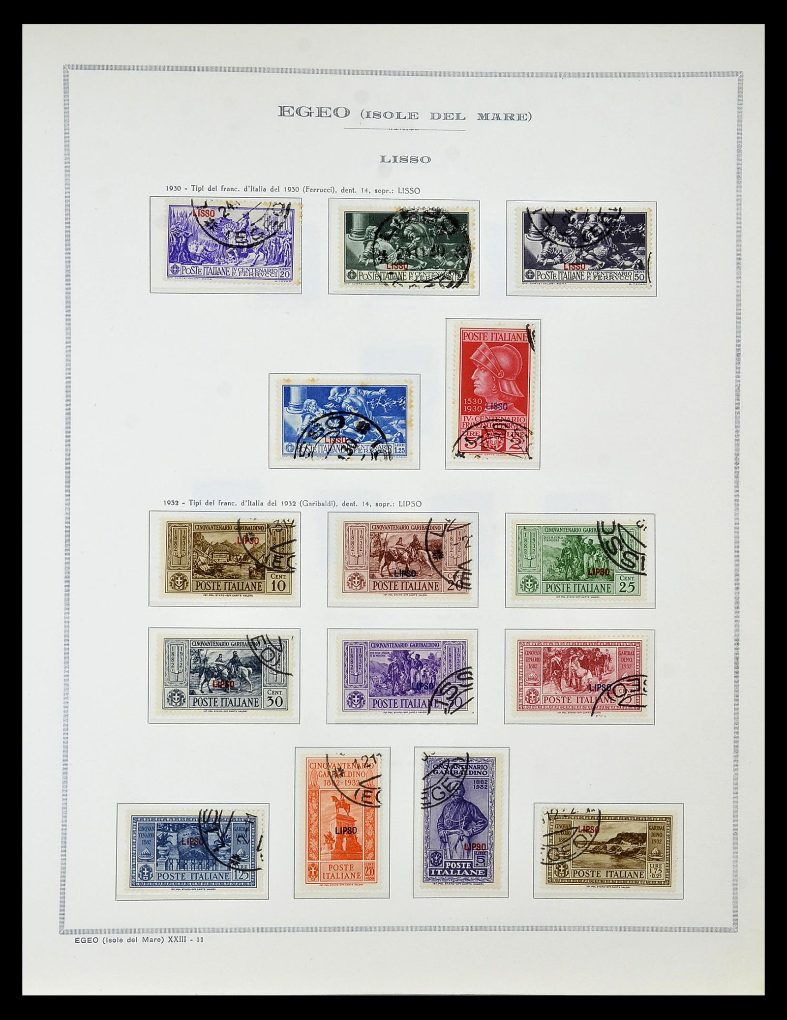 34970 040 - Postzegelverzameling 34970 Italiaanse koloniën 1903-1939.