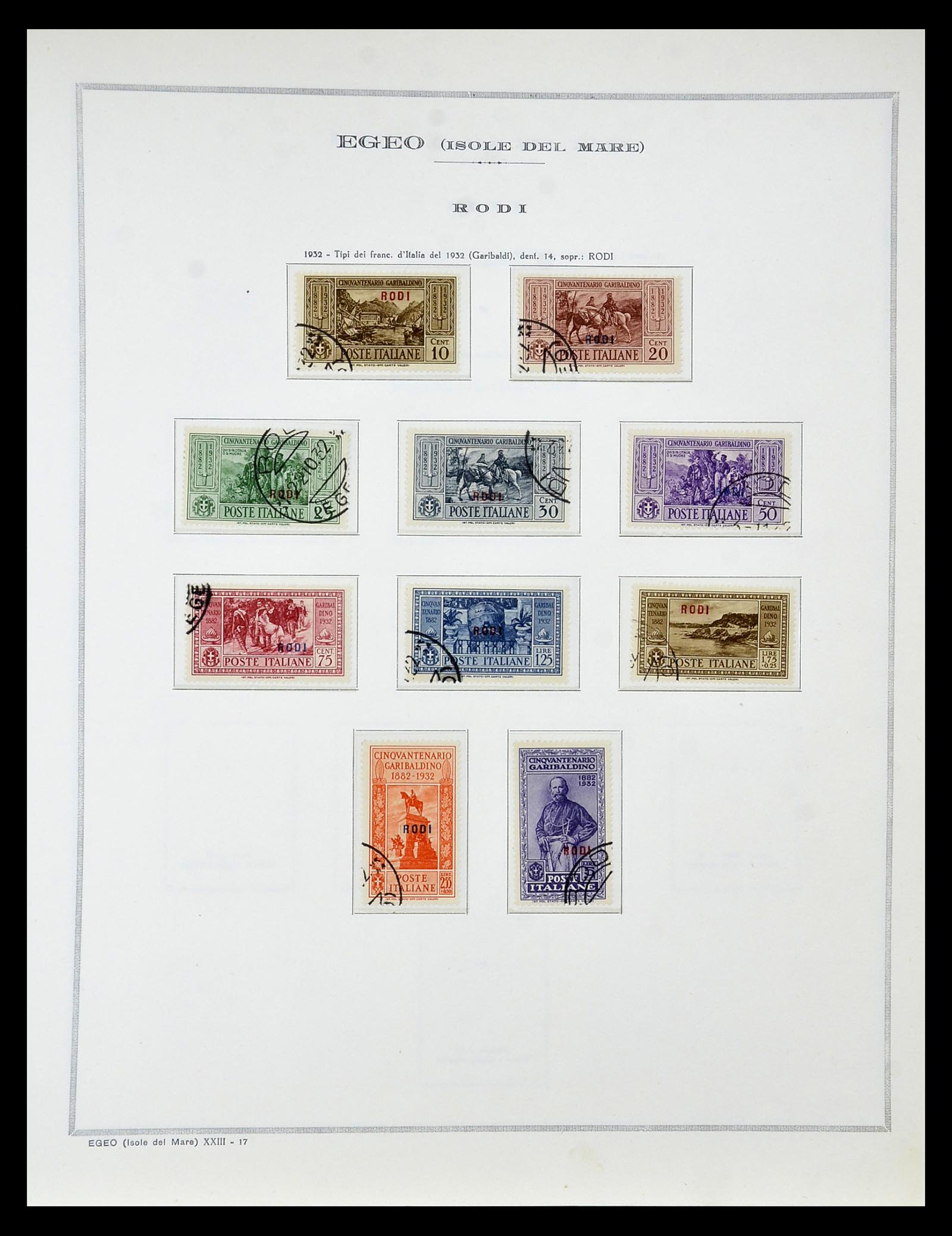 34970 051 - Postzegelverzameling 34970 Italiaanse koloniën 1903-1939.