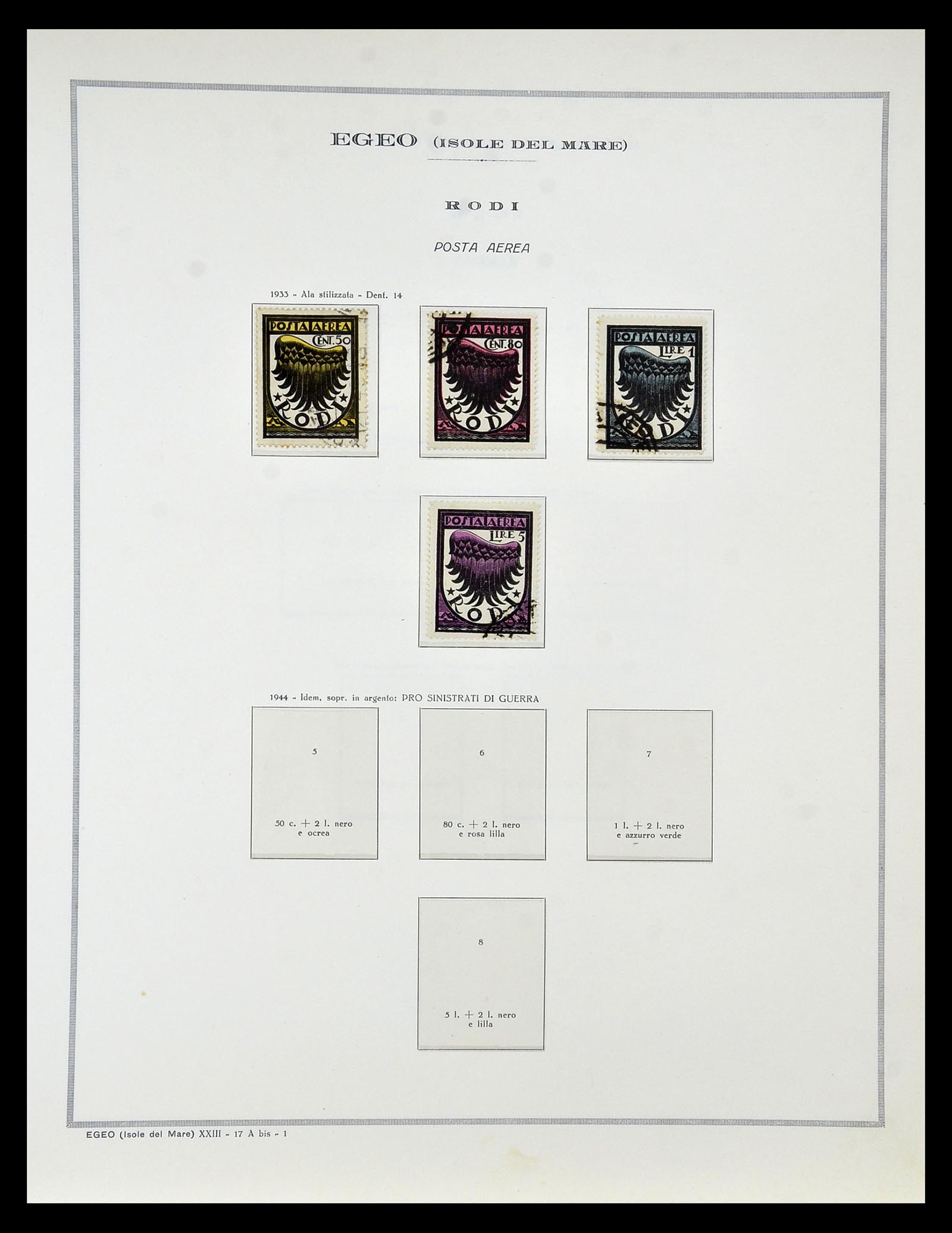 34970 053 - Postzegelverzameling 34970 Italiaanse koloniën 1903-1939.