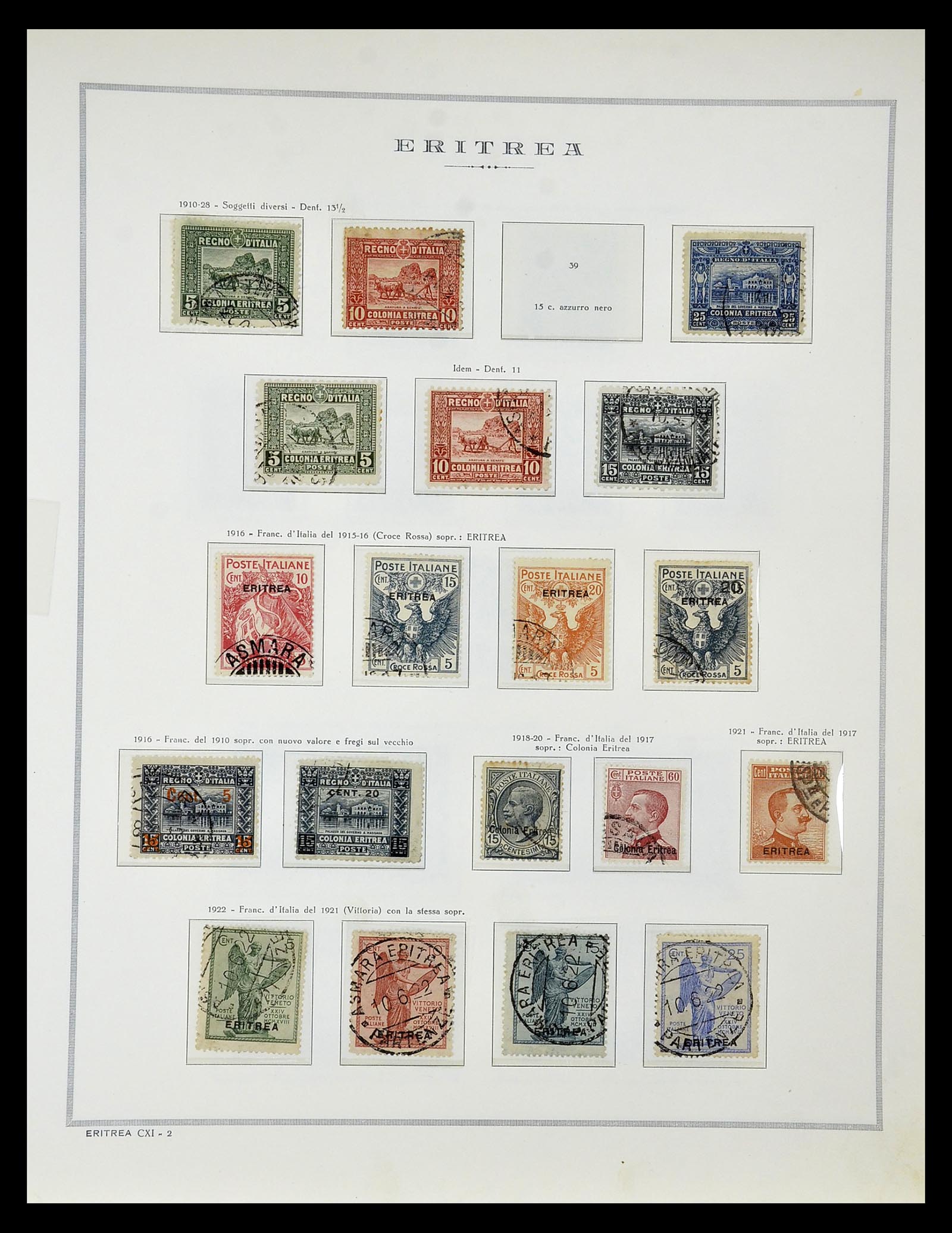34970 061 - Stamp Collection 34970 Italian colonies 1903-1939.