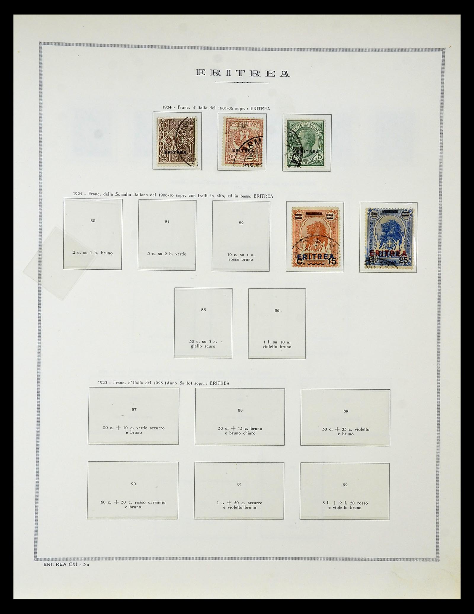 34970 064 - Stamp Collection 34970 Italian colonies 1903-1939.