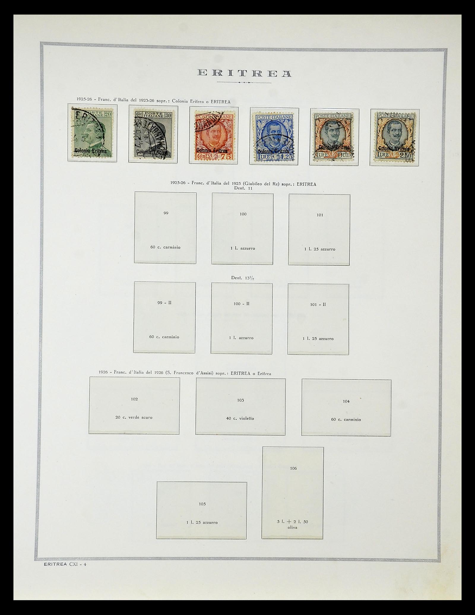 34970 065 - Stamp Collection 34970 Italian colonies 1903-1939.