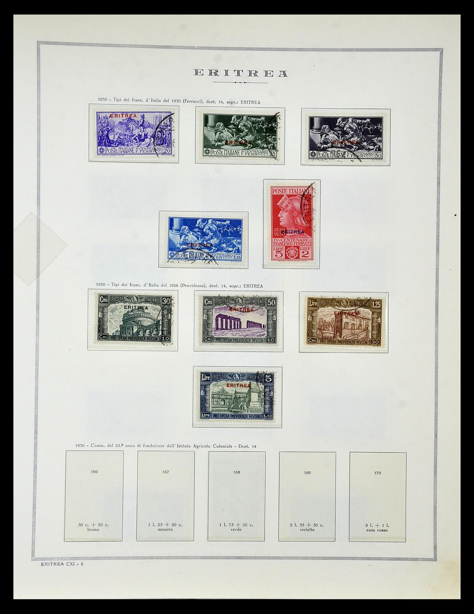 34970 068 - Stamp Collection 34970 Italian colonies 1903-1939.