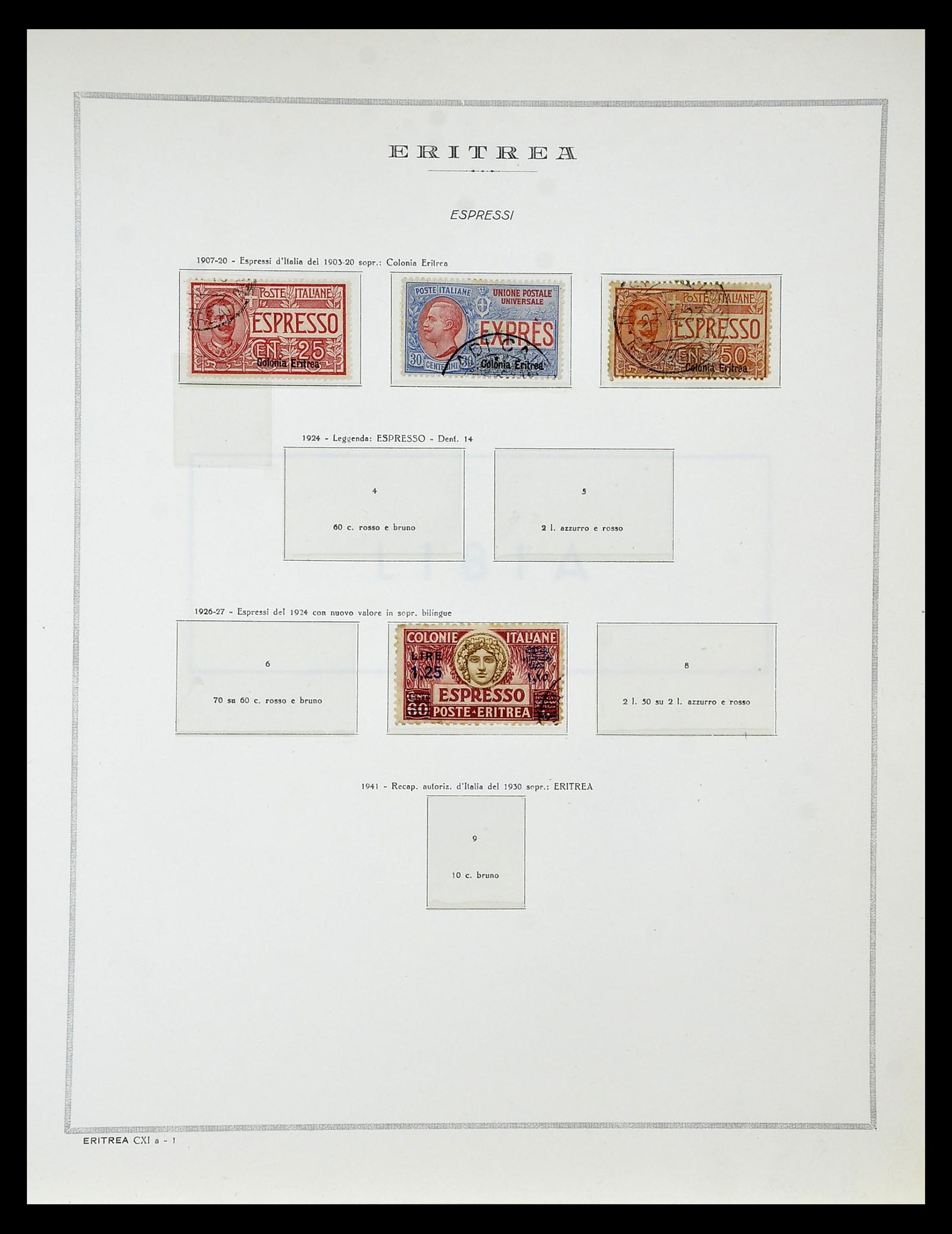34970 074 - Stamp Collection 34970 Italian colonies 1903-1939.