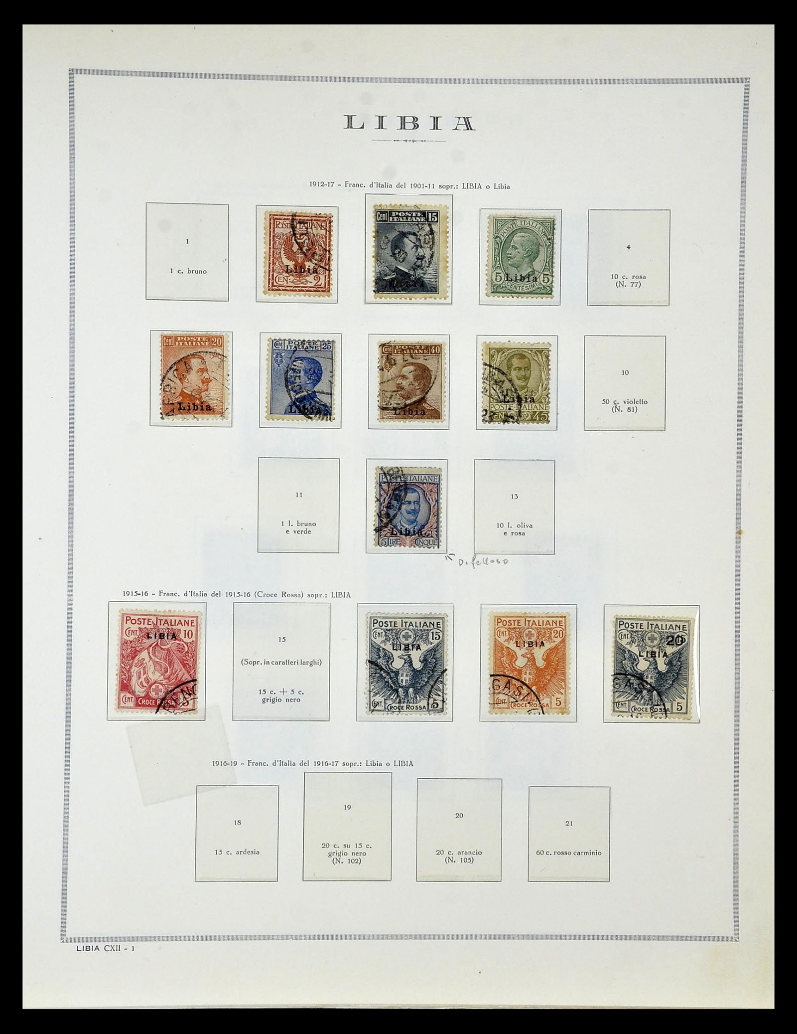 34970 075 - Stamp Collection 34970 Italian colonies 1903-1939.