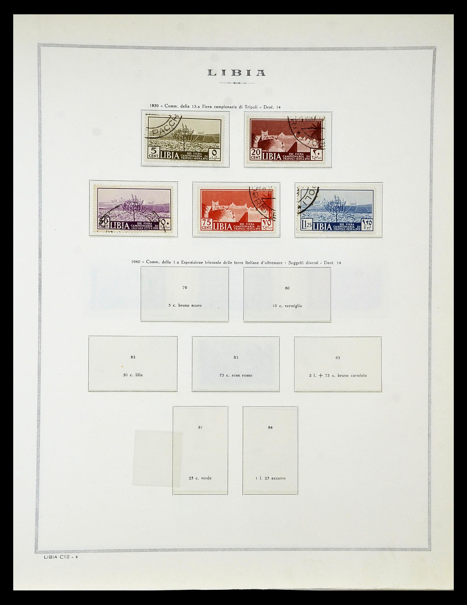34970 080 - Stamp Collection 34970 Italian colonies 1903-1939.