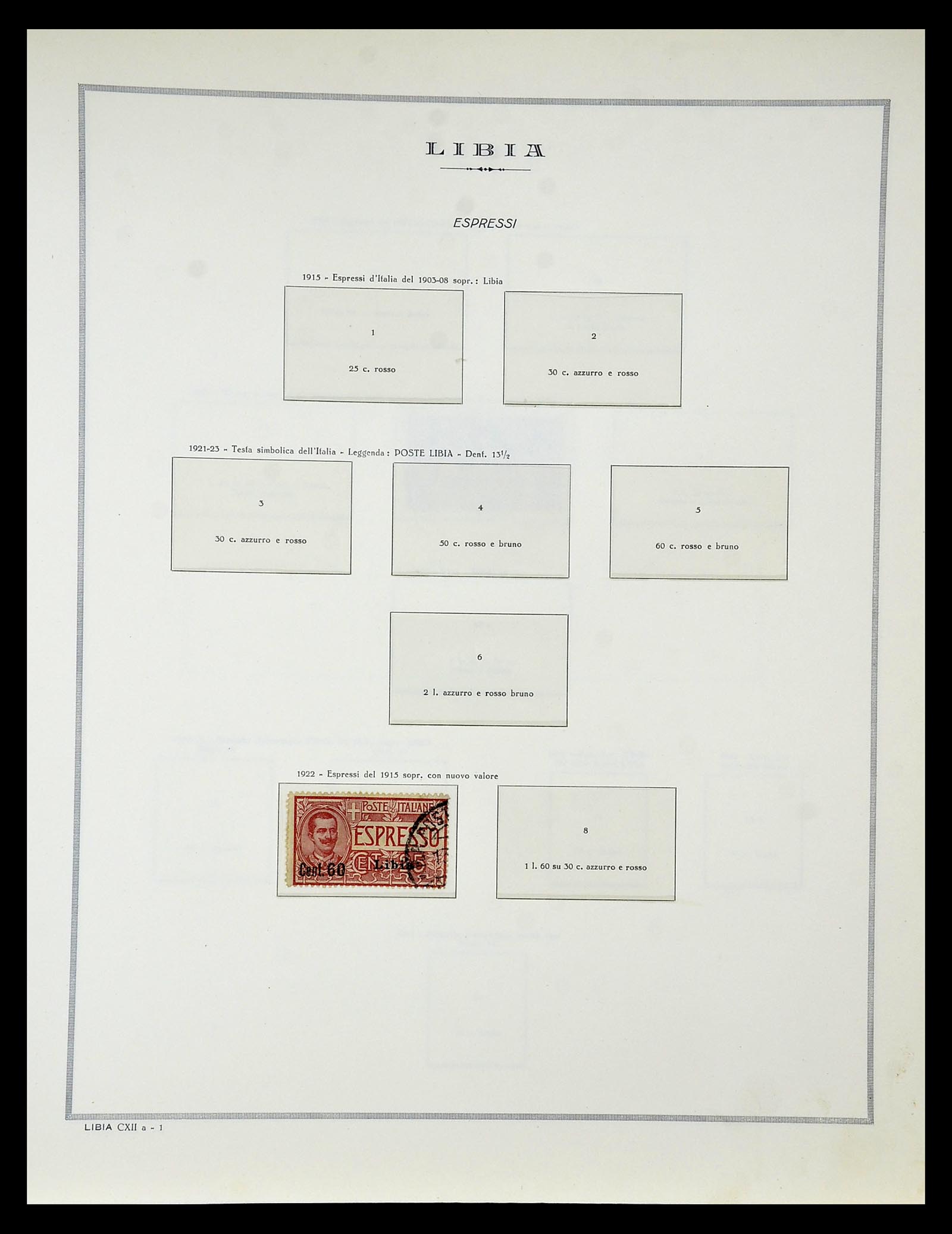 34970 084 - Postzegelverzameling 34970 Italiaanse koloniën 1903-1939.