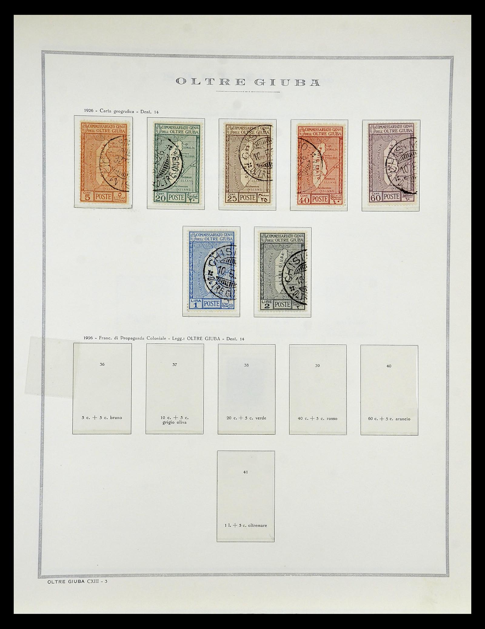 34970 087 - Stamp Collection 34970 Italian colonies 1903-1939.