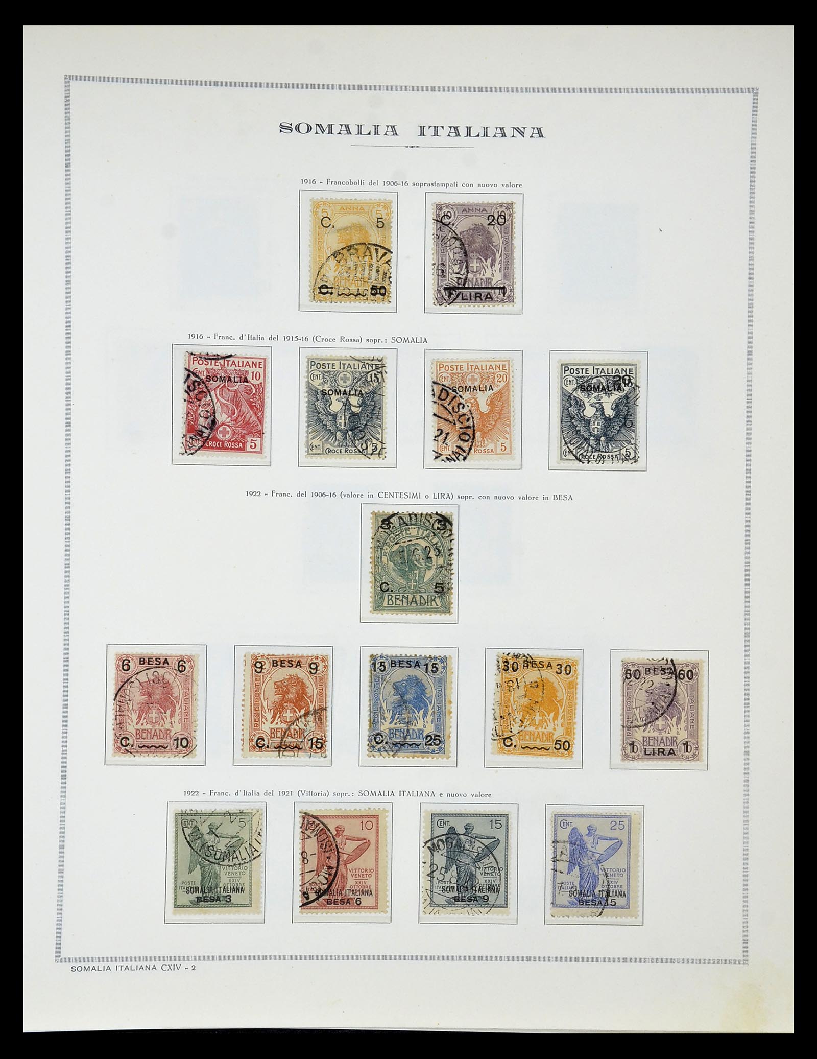 34970 090 - Postzegelverzameling 34970 Italiaanse koloniën 1903-1939.