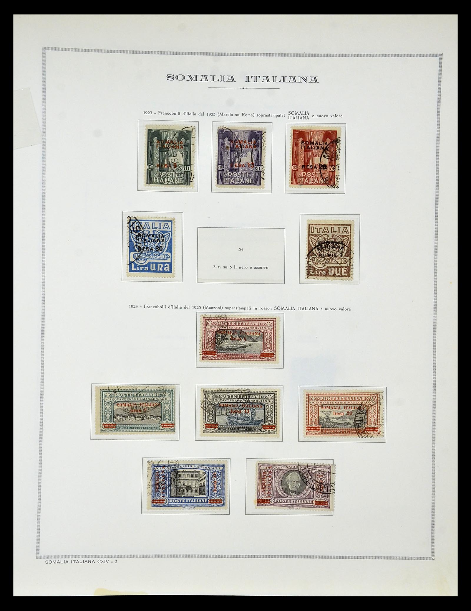 34970 092 - Postzegelverzameling 34970 Italiaanse koloniën 1903-1939.