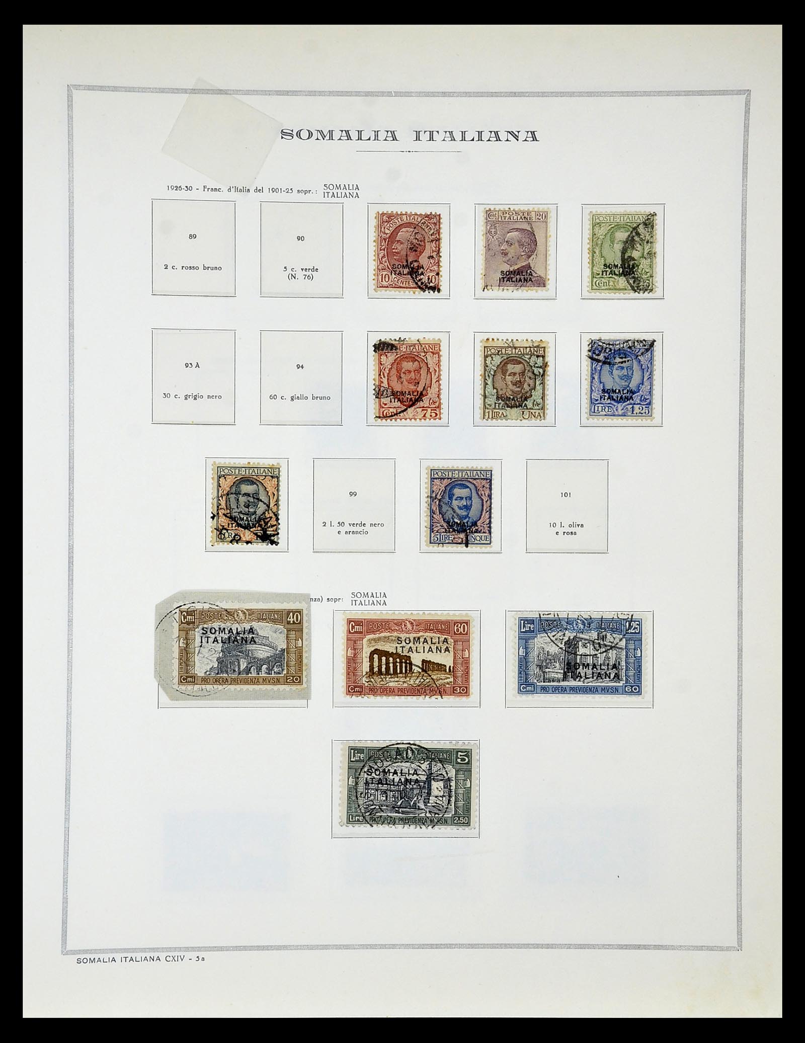 34970 096 - Postzegelverzameling 34970 Italiaanse koloniën 1903-1939.