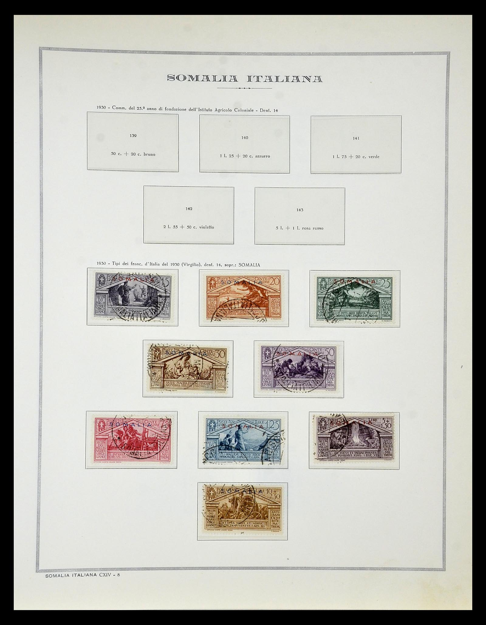 34970 098 - Postzegelverzameling 34970 Italiaanse koloniën 1903-1939.