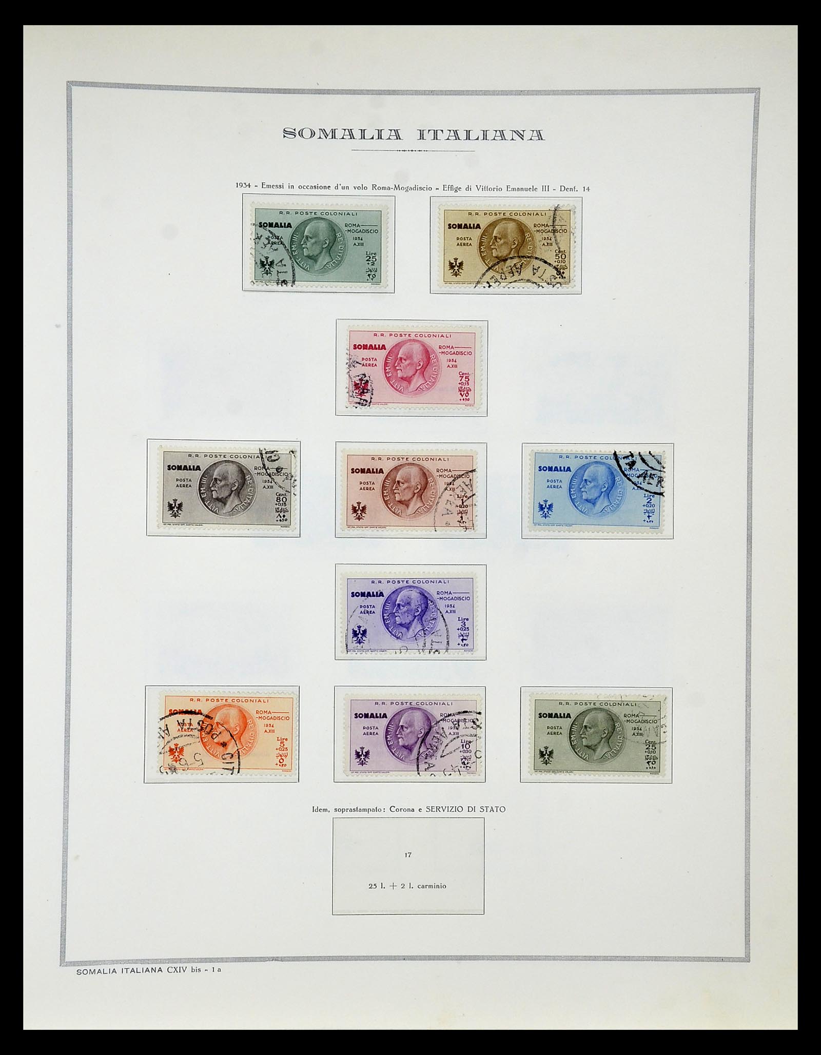 34970 104 - Stamp Collection 34970 Italian colonies 1903-1939.
