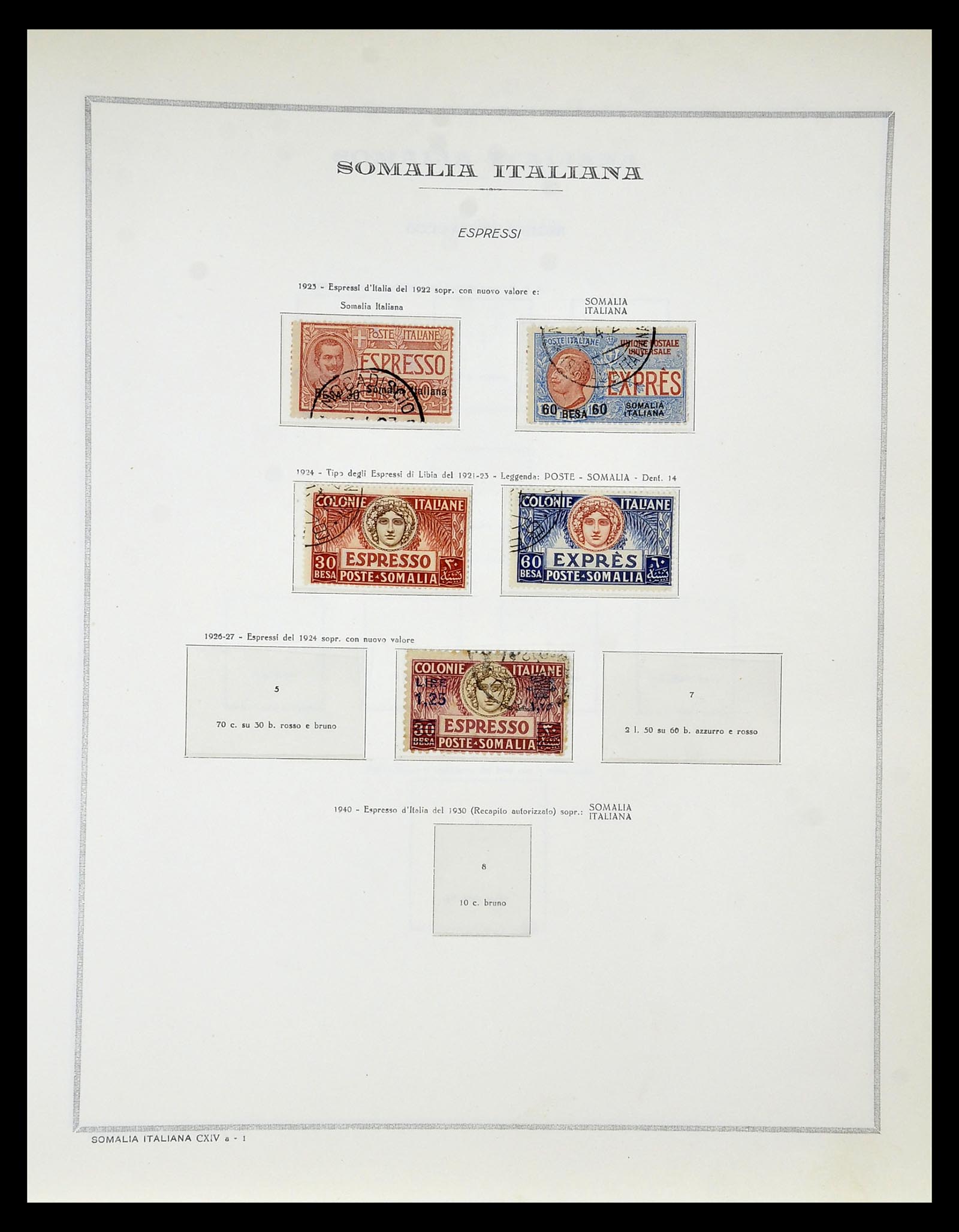 34970 106 - Stamp Collection 34970 Italian colonies 1903-1939.