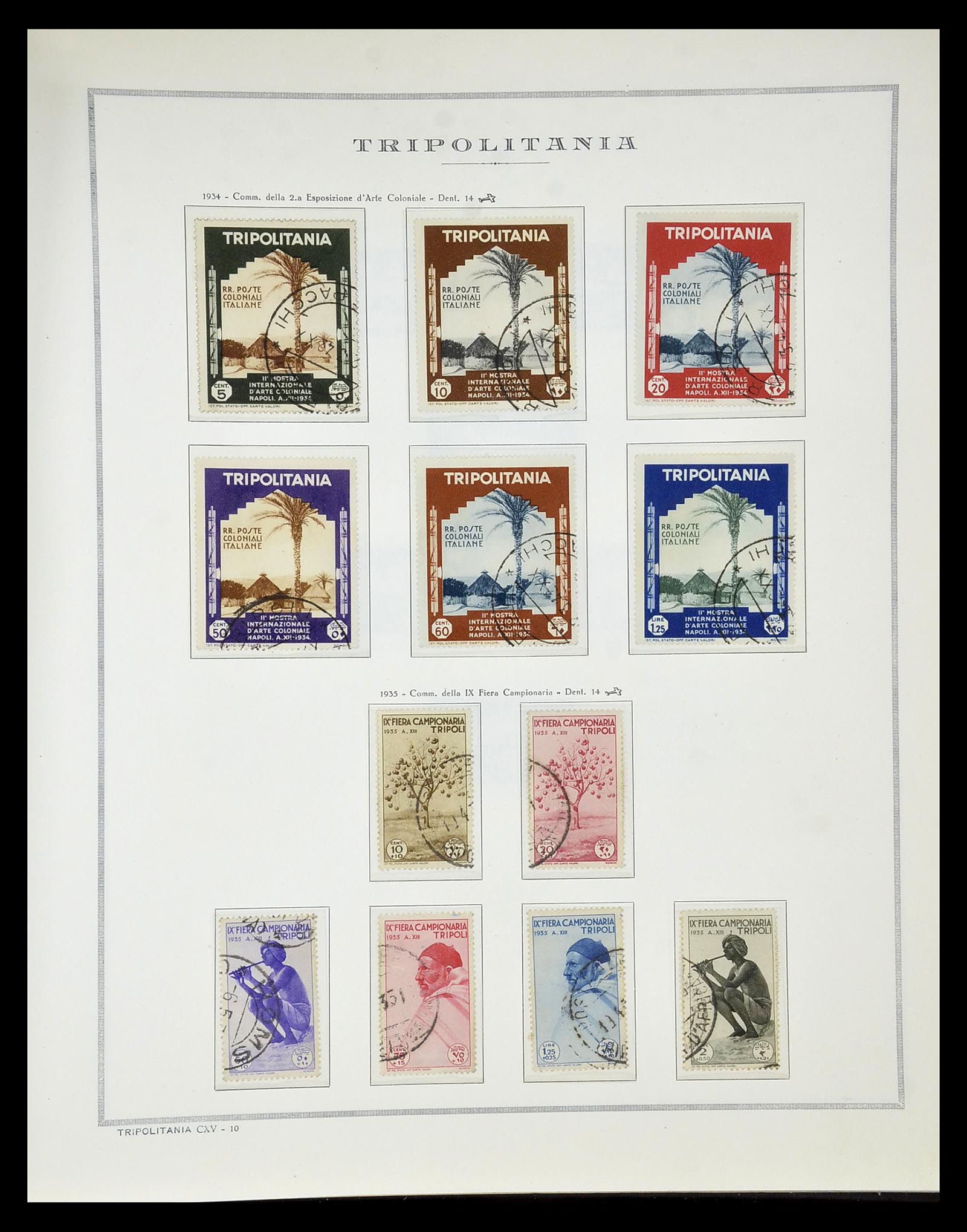 34970 114 - Stamp Collection 34970 Italian colonies 1903-1939.