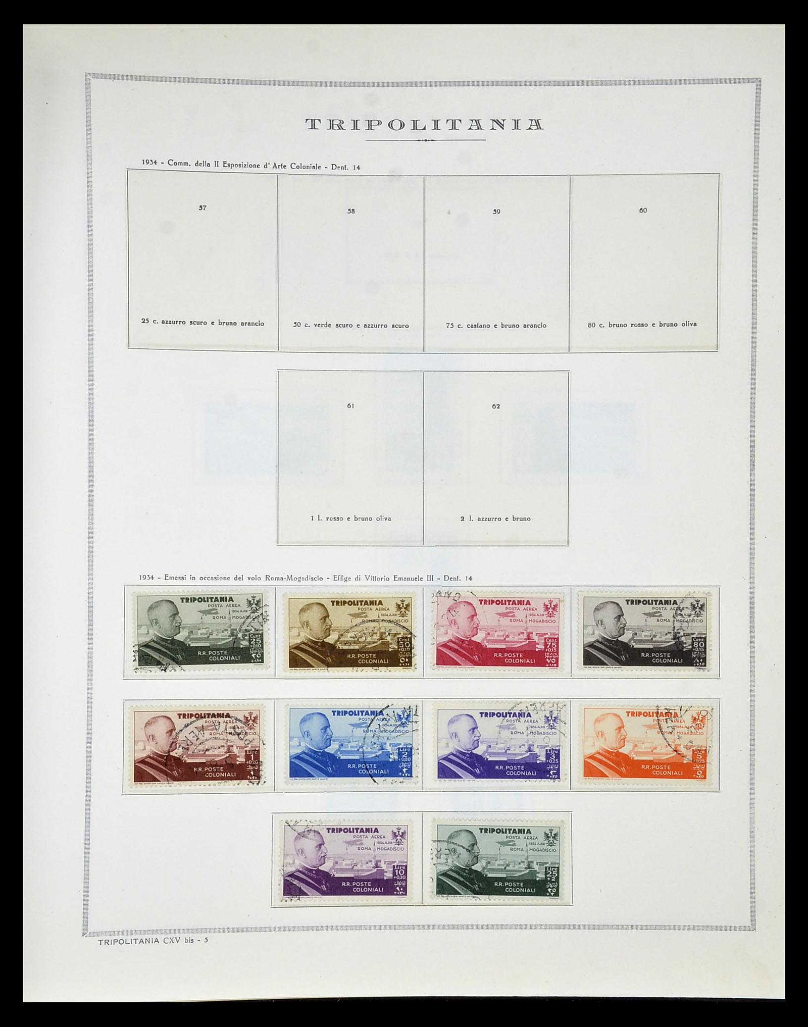 34970 121 - Postzegelverzameling 34970 Italiaanse koloniën 1903-1939.