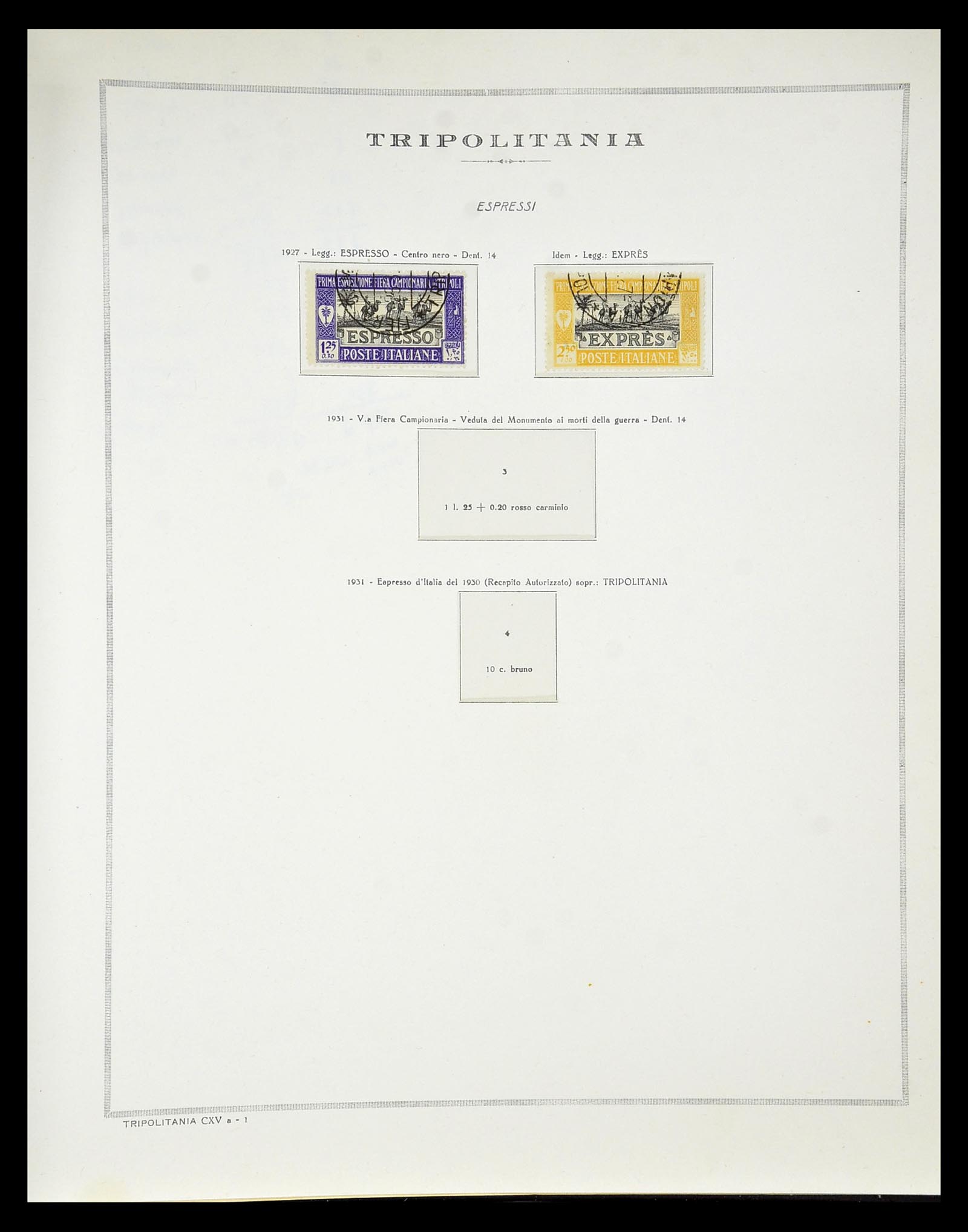 34970 123 - Postzegelverzameling 34970 Italiaanse koloniën 1903-1939.
