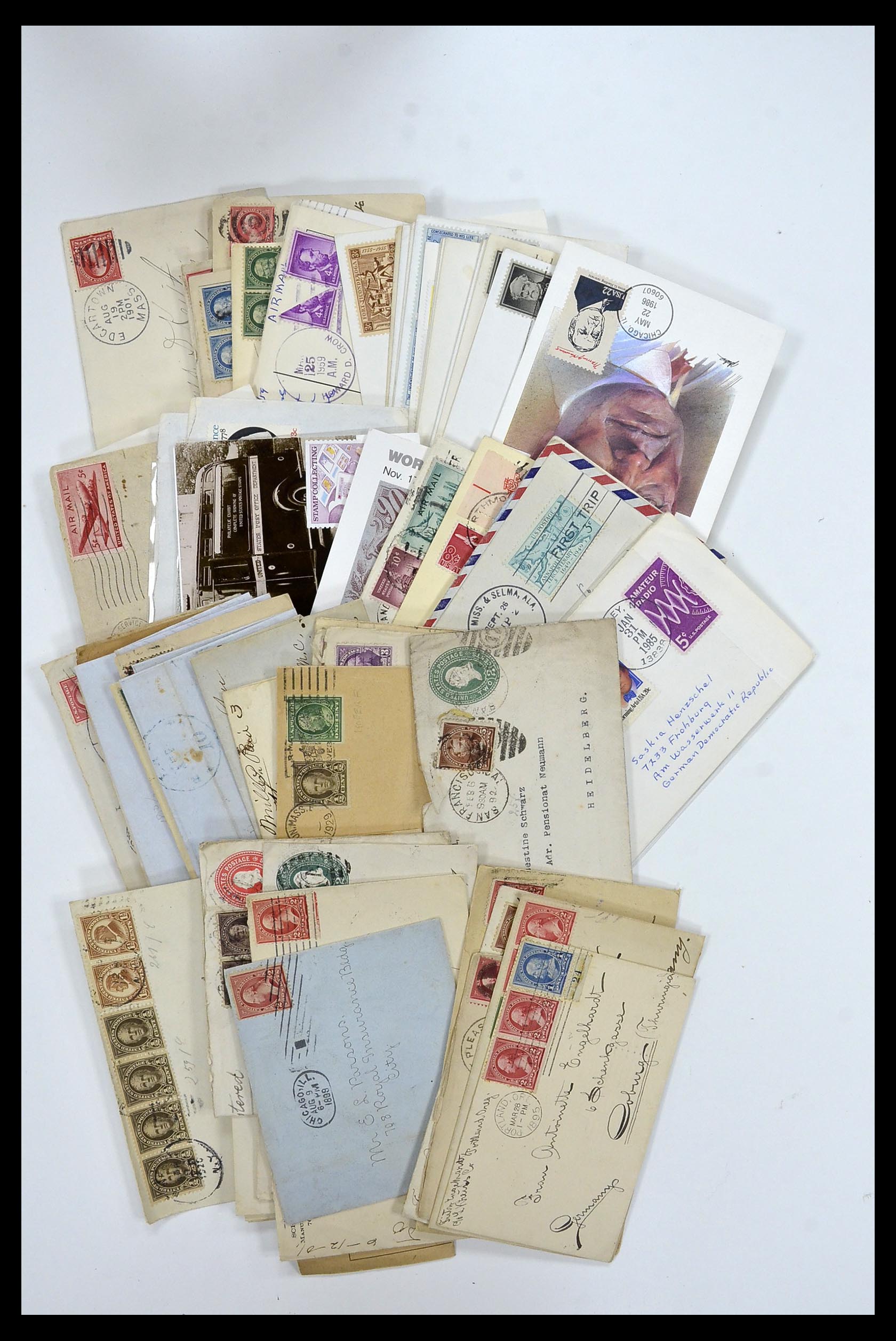 34972 006 - Postzegelverzameling 34972 USA brieven 1870-1990.
