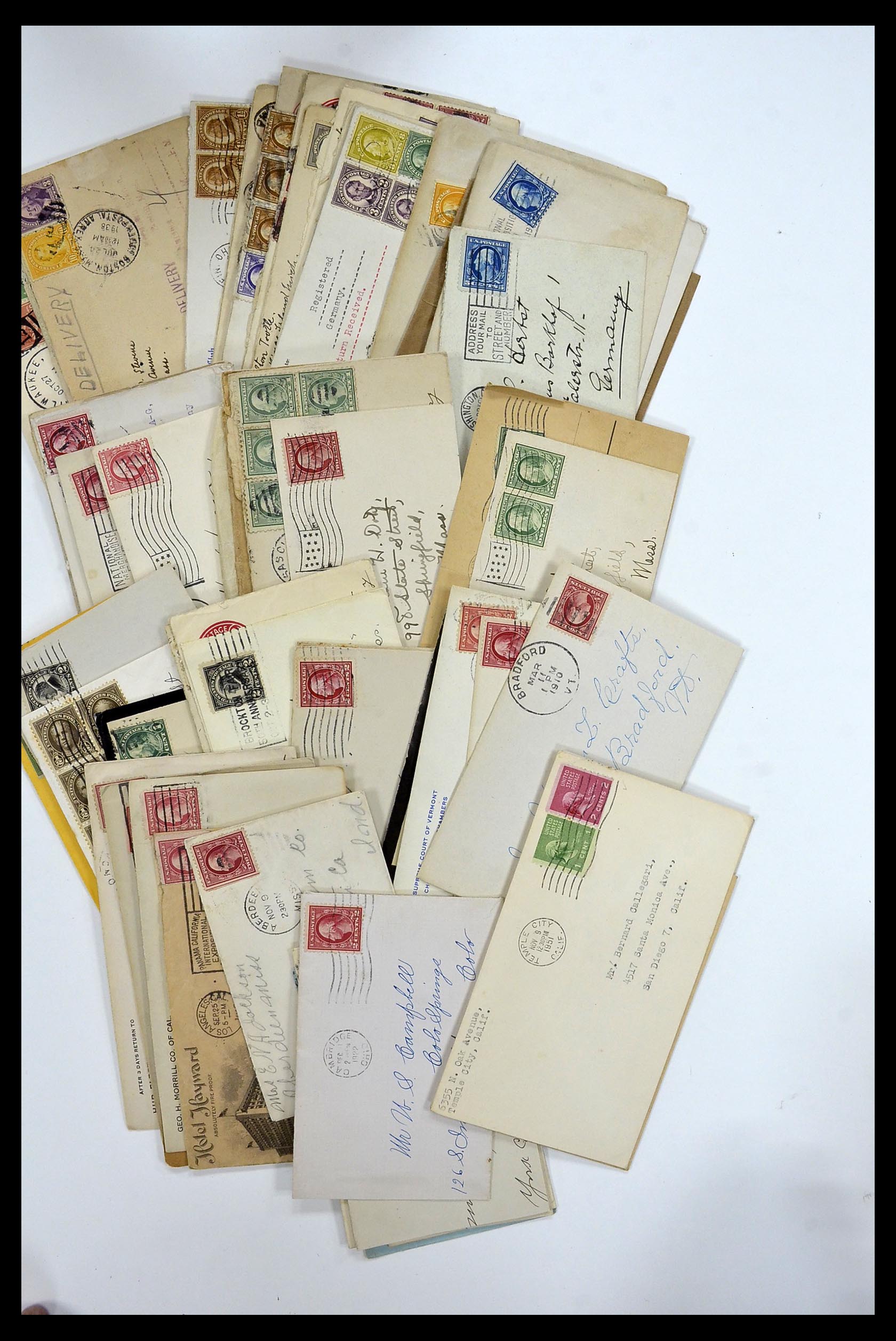 34972 007 - Postzegelverzameling 34972 USA brieven 1870-1990.