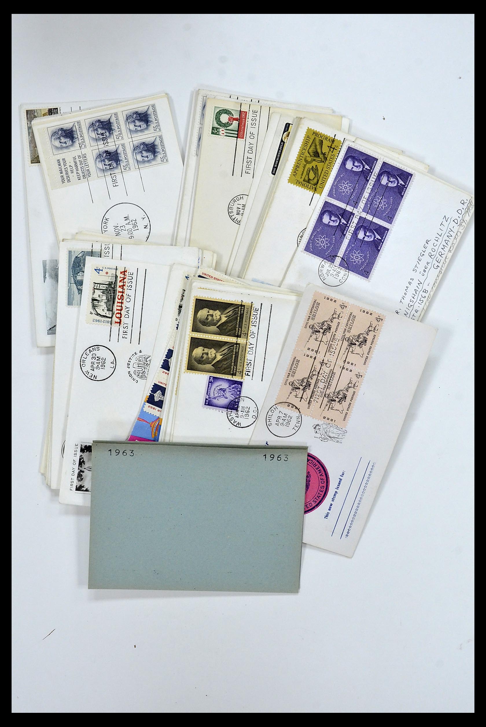 34972 011 - Postzegelverzameling 34972 USA brieven 1870-1990.