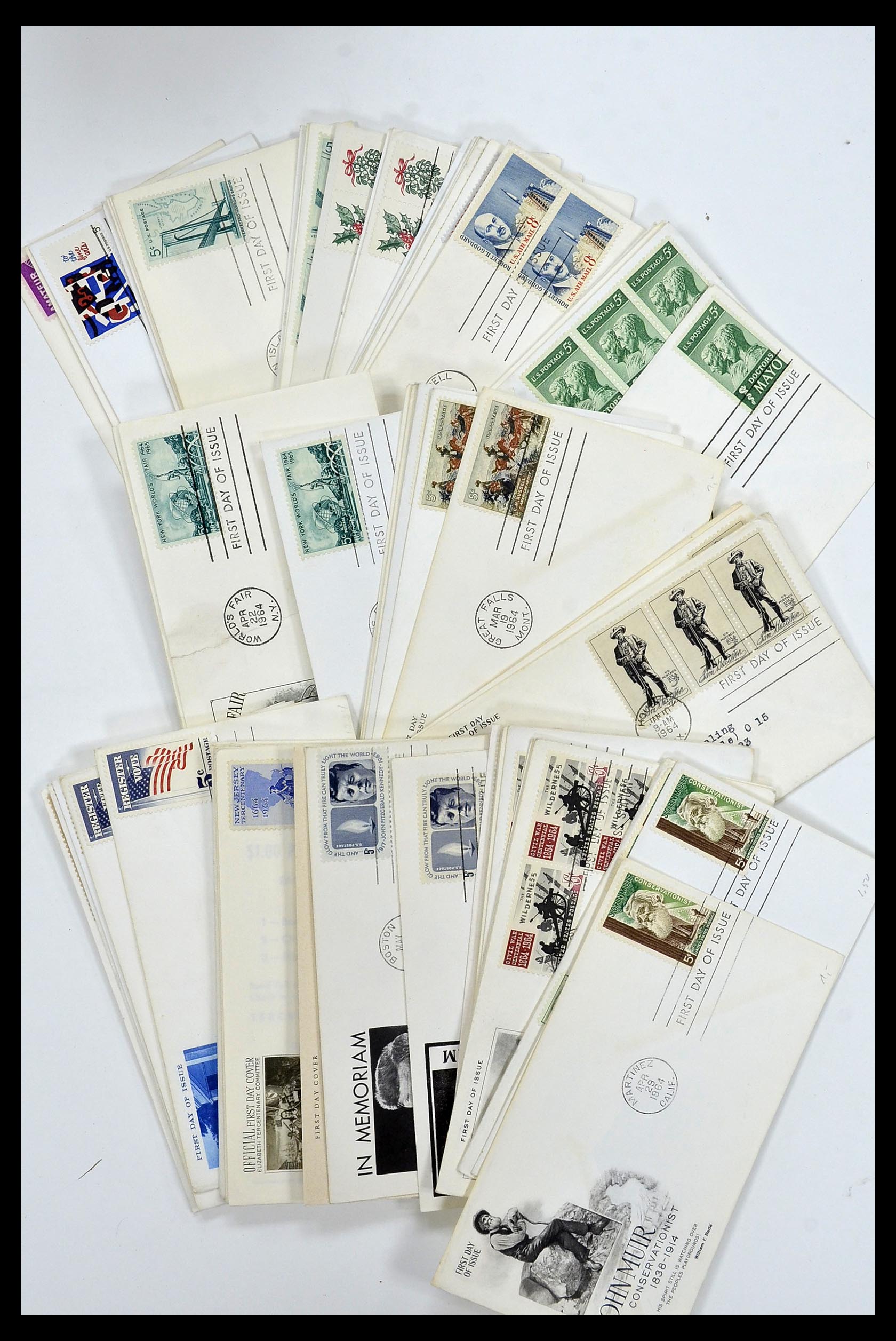 34972 013 - Postzegelverzameling 34972 USA brieven 1870-1990.