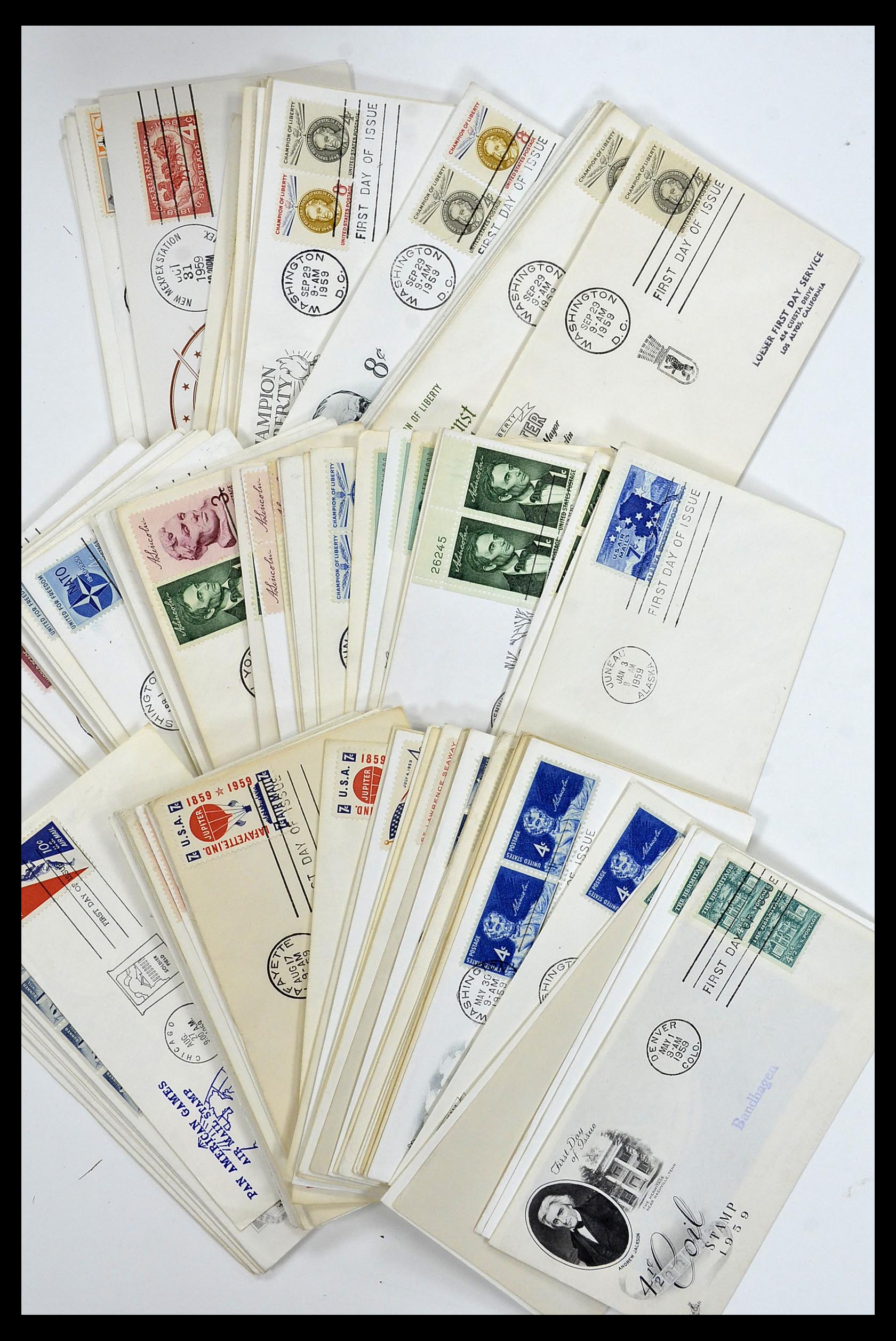 34972 016 - Postzegelverzameling 34972 USA brieven 1870-1990.