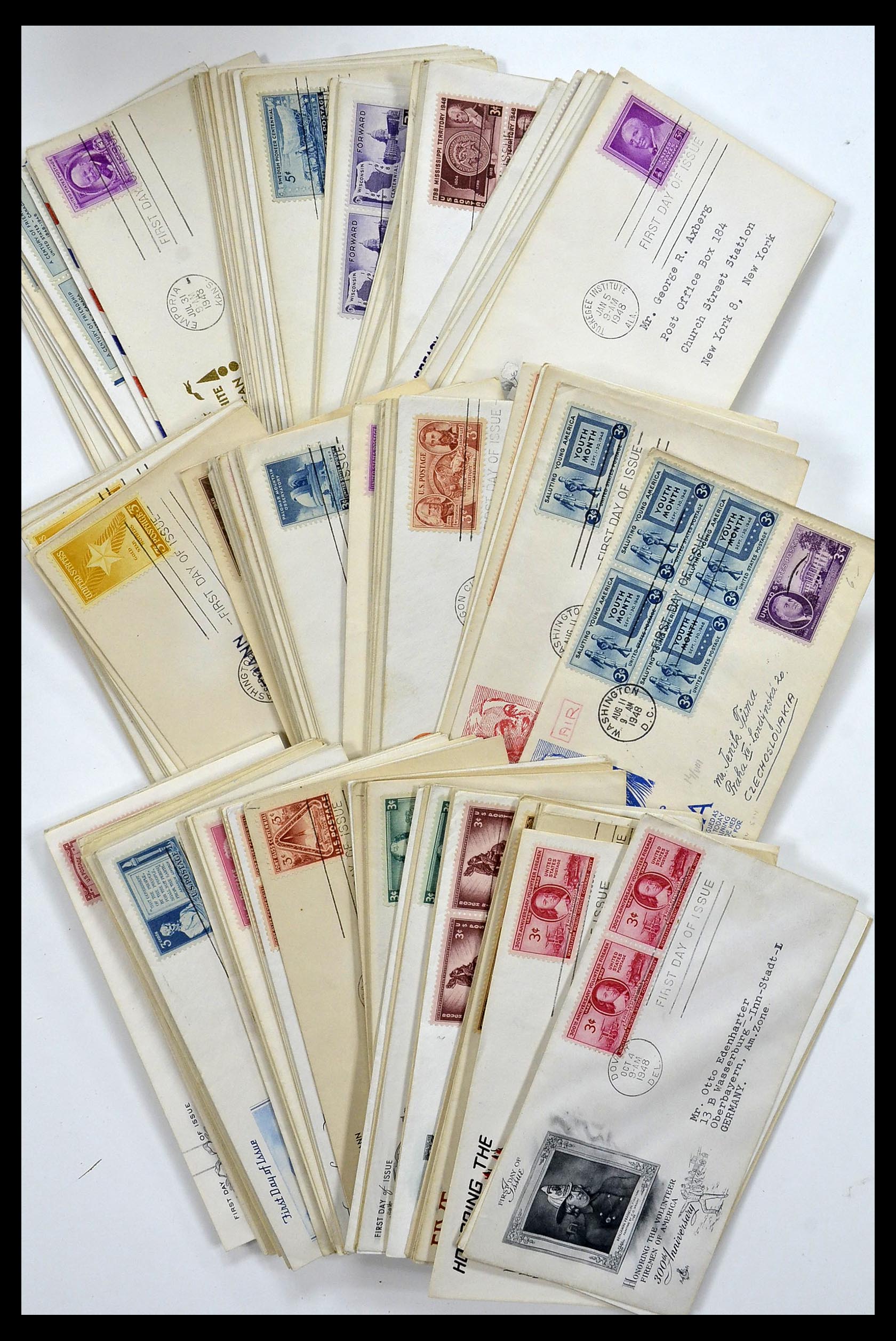 34972 024 - Postzegelverzameling 34972 USA brieven 1870-1990.