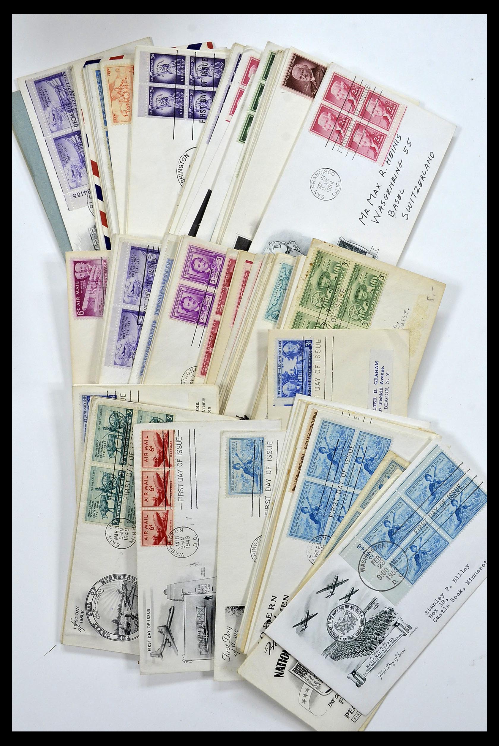 34972 025 - Postzegelverzameling 34972 USA brieven 1870-1990.