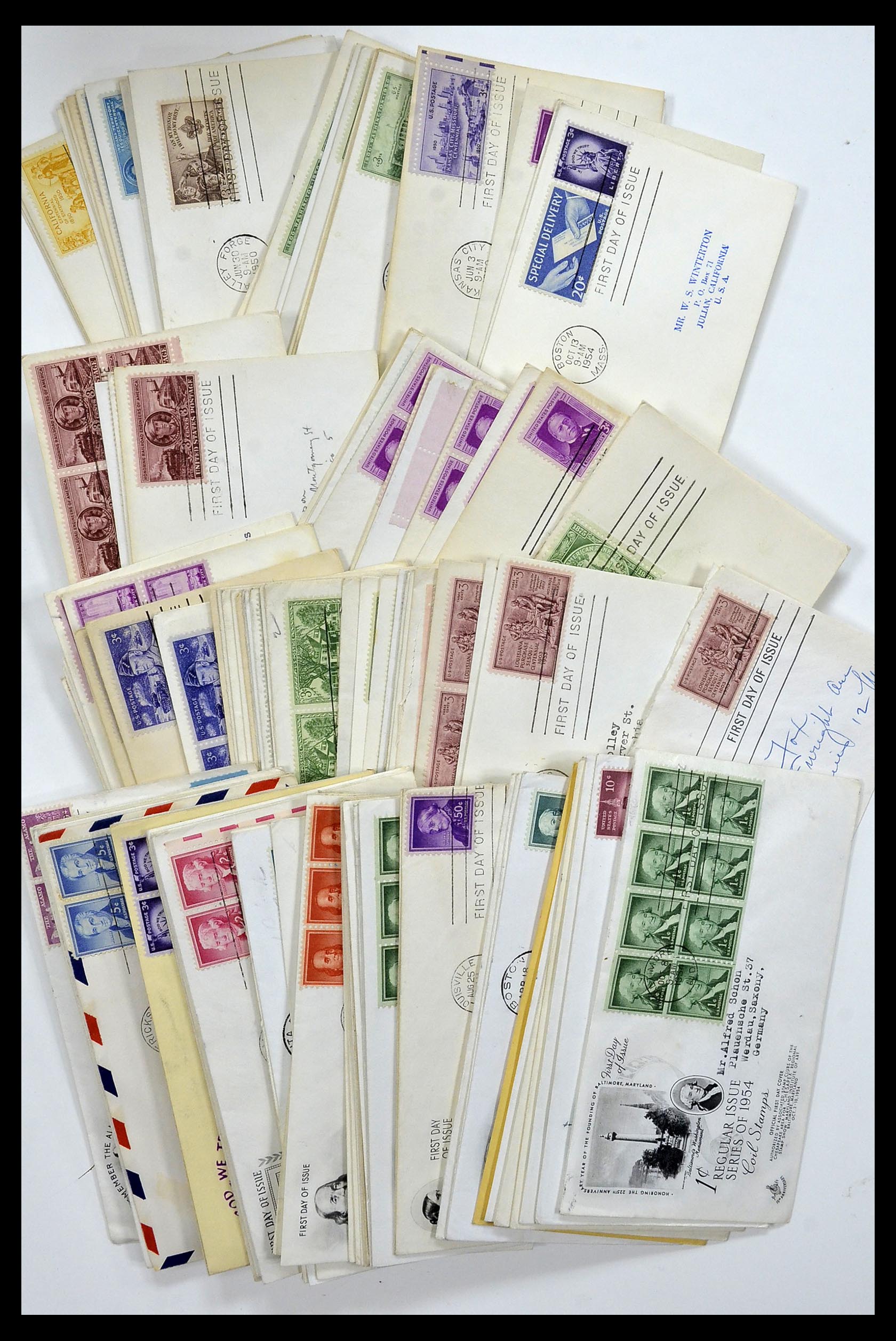 34972 027 - Postzegelverzameling 34972 USA brieven 1870-1990.
