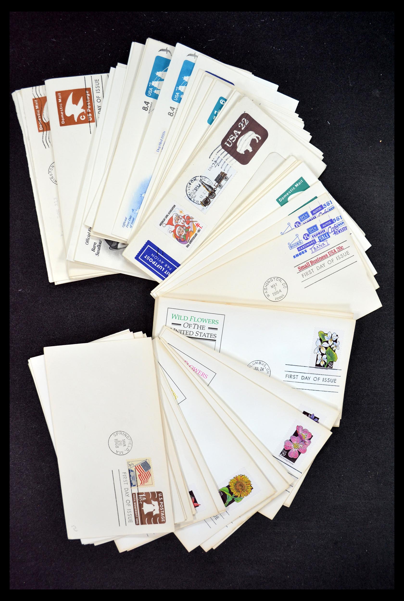 34972 034 - Postzegelverzameling 34972 USA brieven 1870-1990.