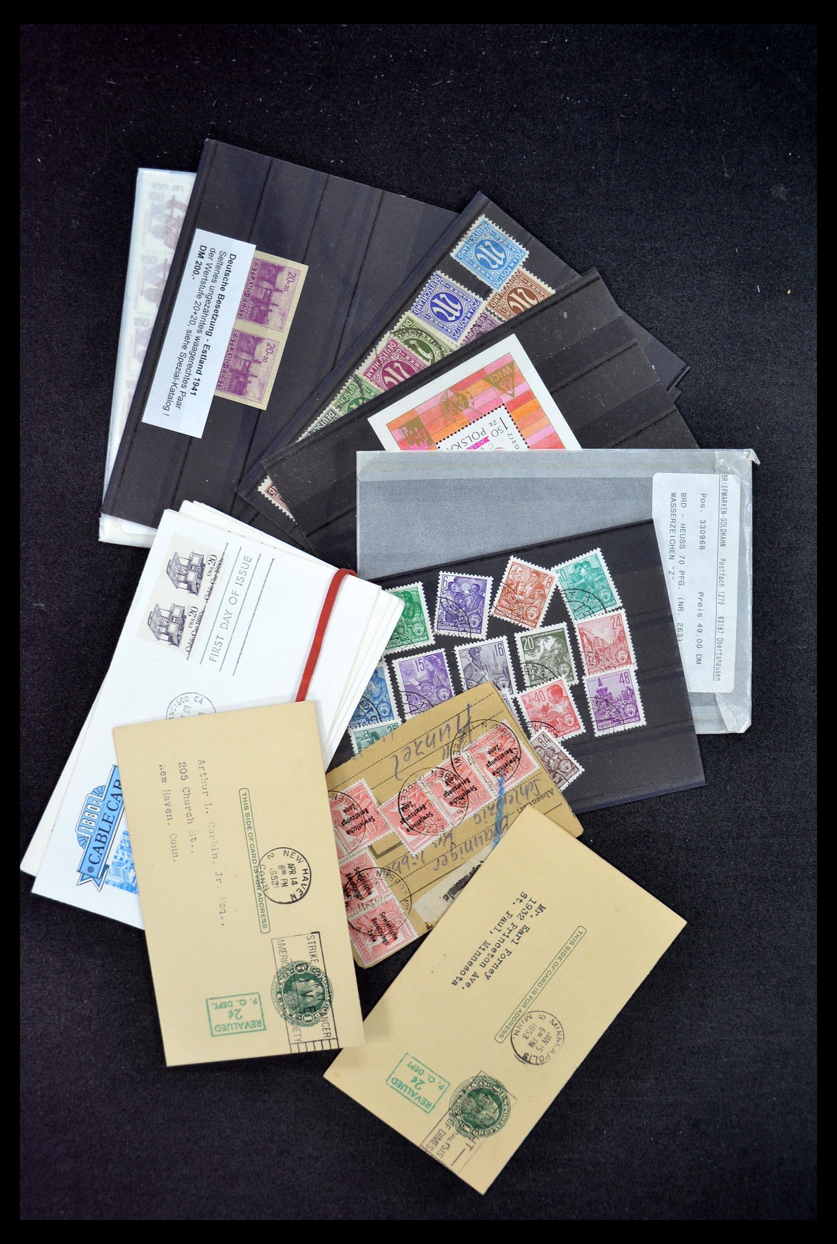 34972 044 - Postzegelverzameling 34972 USA brieven 1870-1990.
