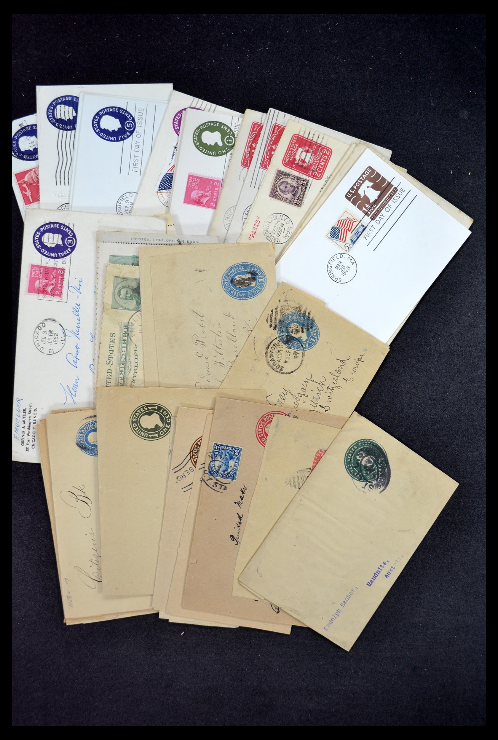 34972 047 - Postzegelverzameling 34972 USA brieven 1870-1990.