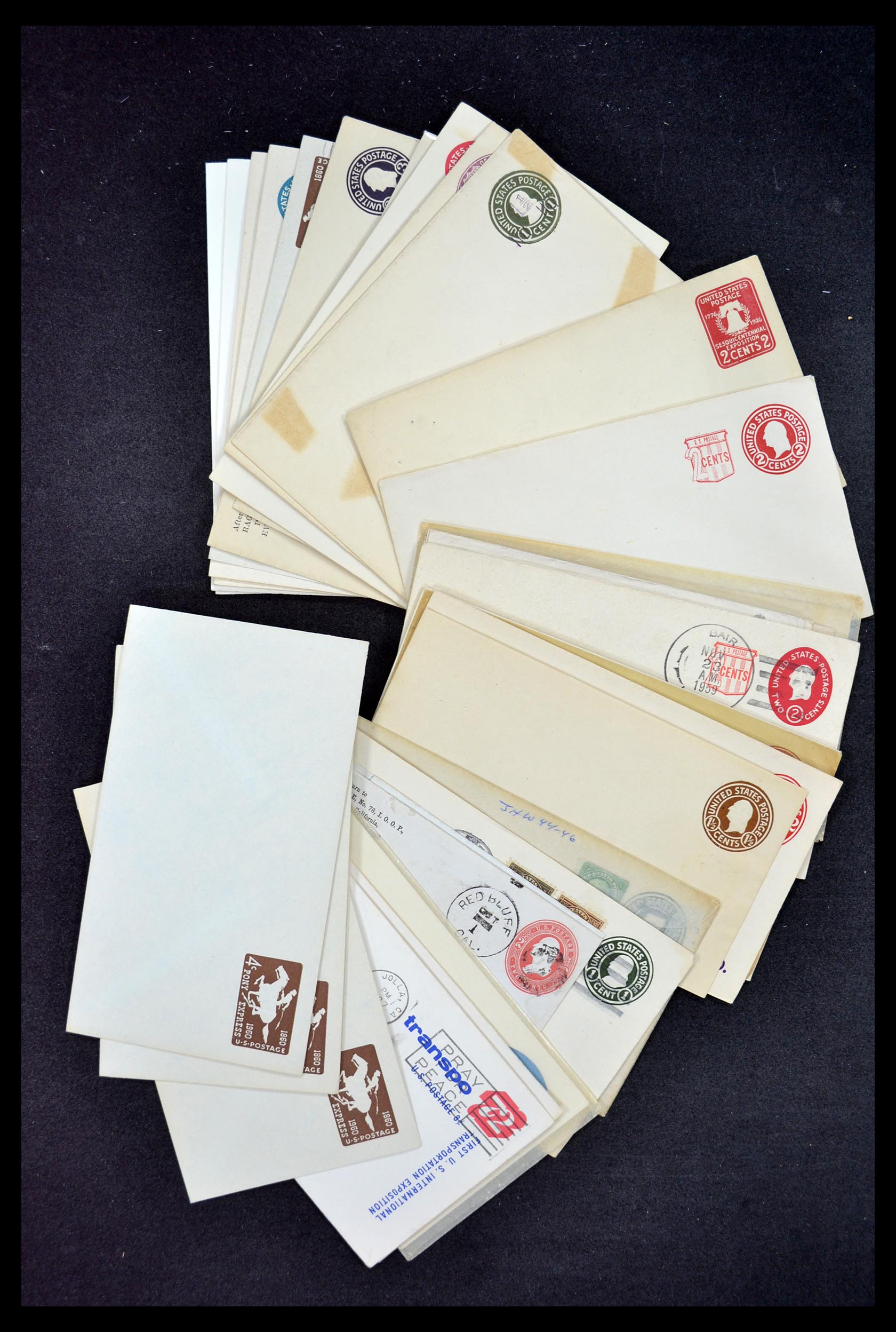 34972 050 - Postzegelverzameling 34972 USA brieven 1870-1990.