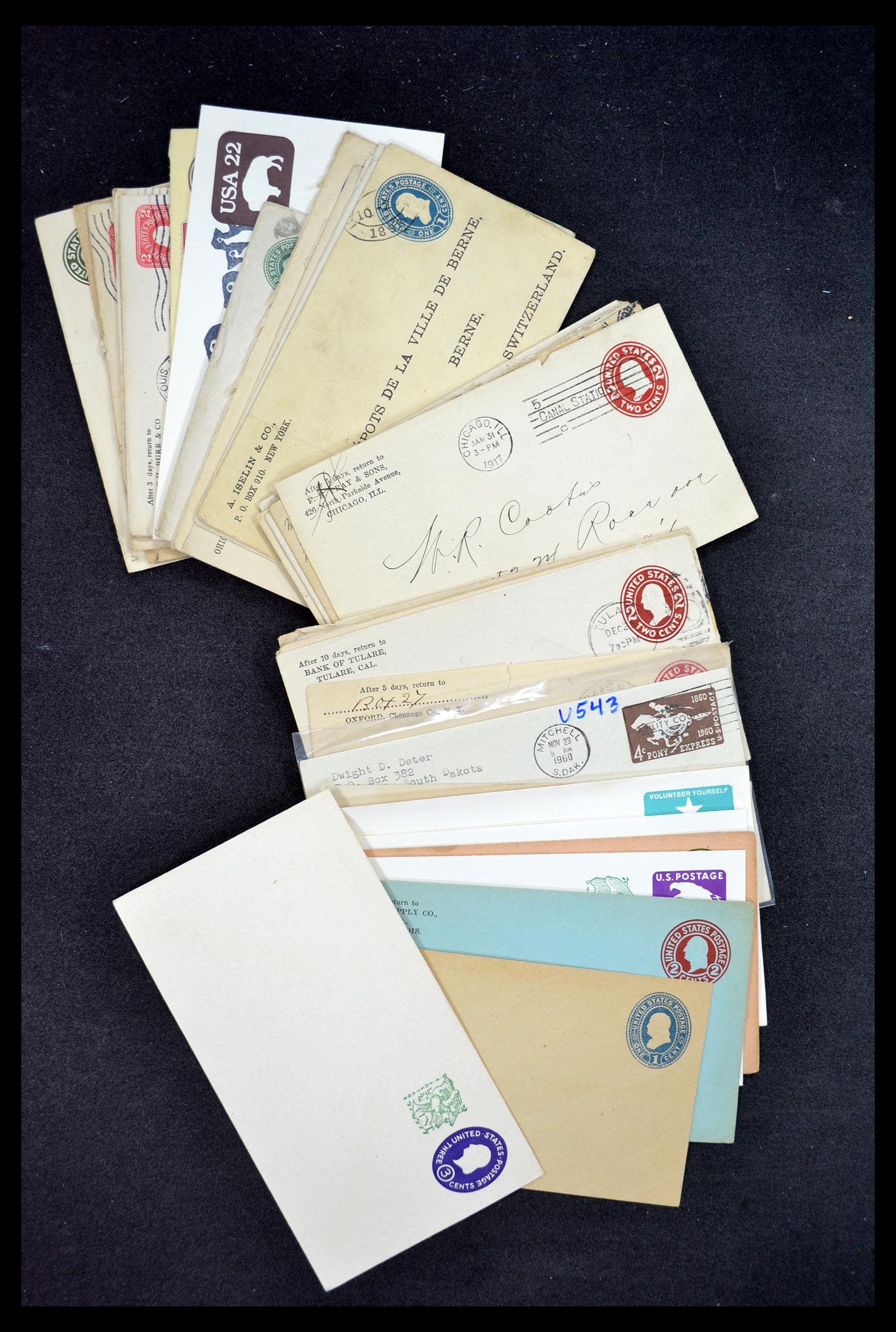 34972 051 - Postzegelverzameling 34972 USA brieven 1870-1990.