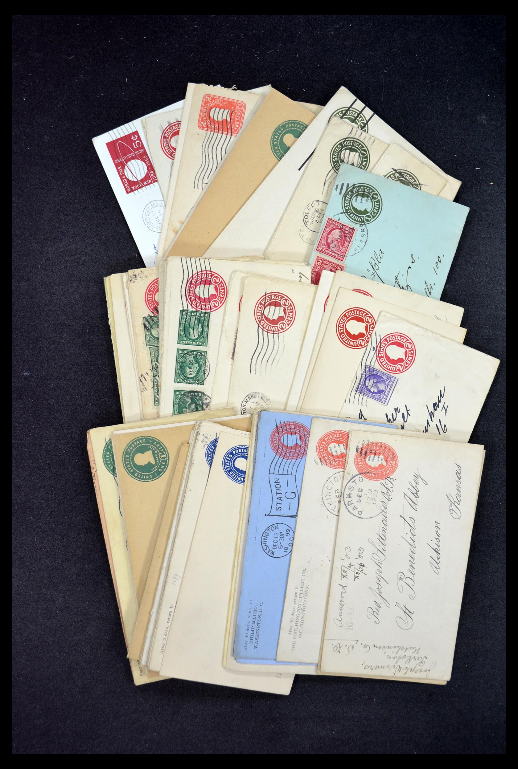 34972 052 - Postzegelverzameling 34972 USA brieven 1870-1990.