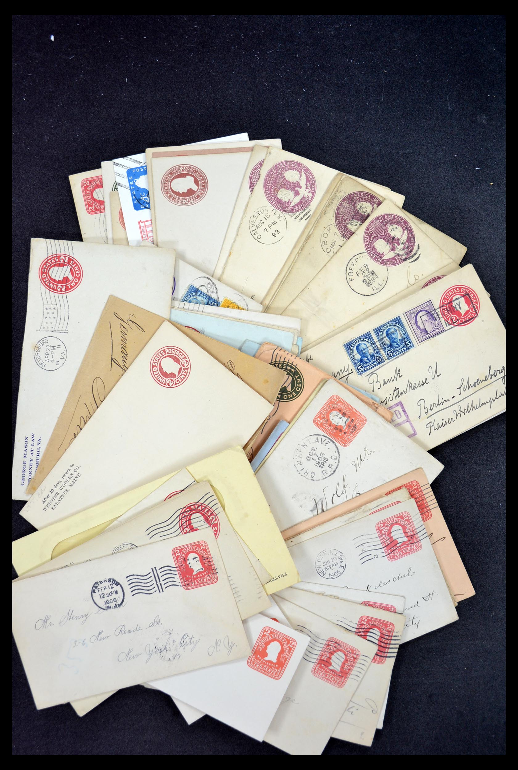 34972 053 - Postzegelverzameling 34972 USA brieven 1870-1990.