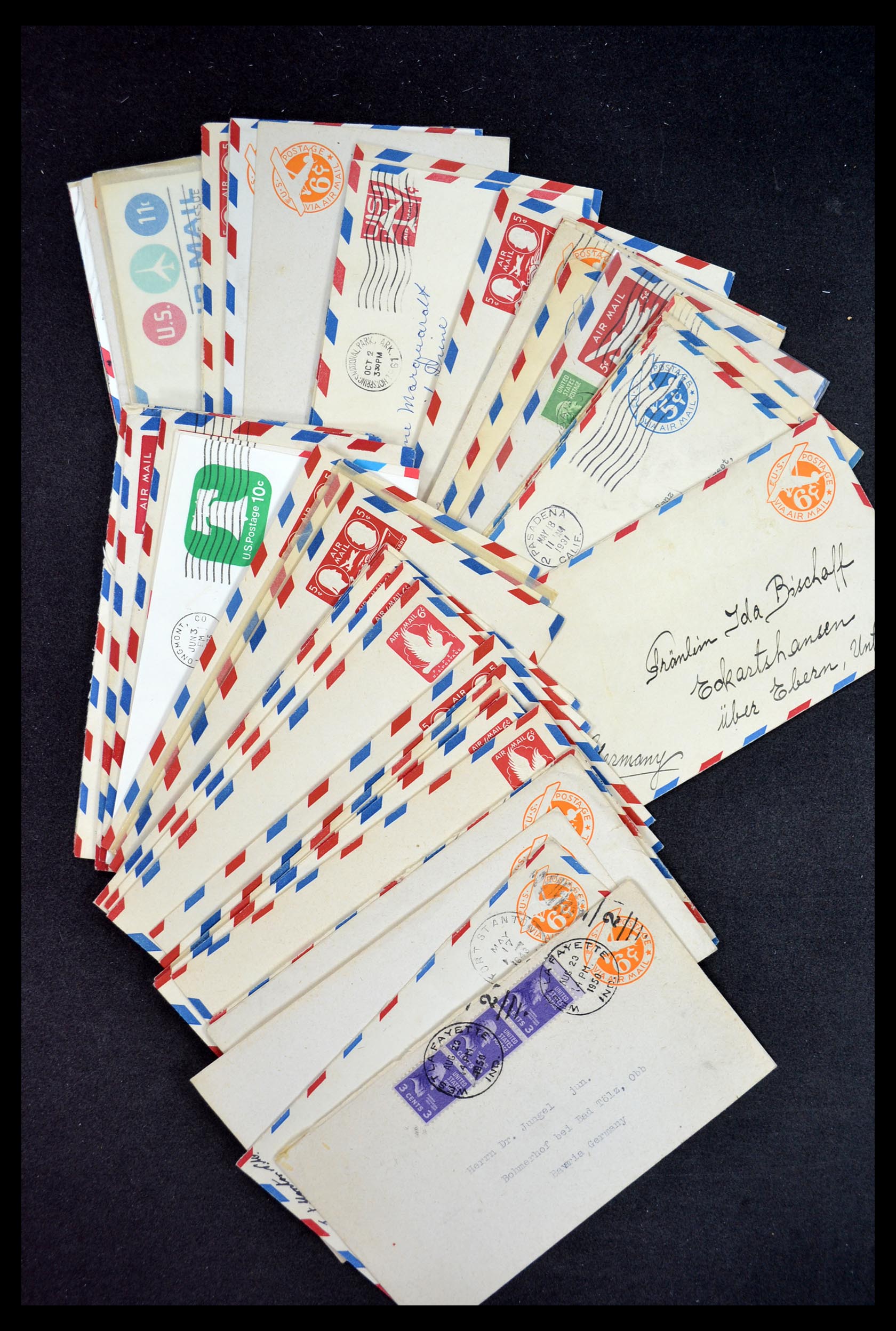 34972 058 - Postzegelverzameling 34972 USA brieven 1870-1990.