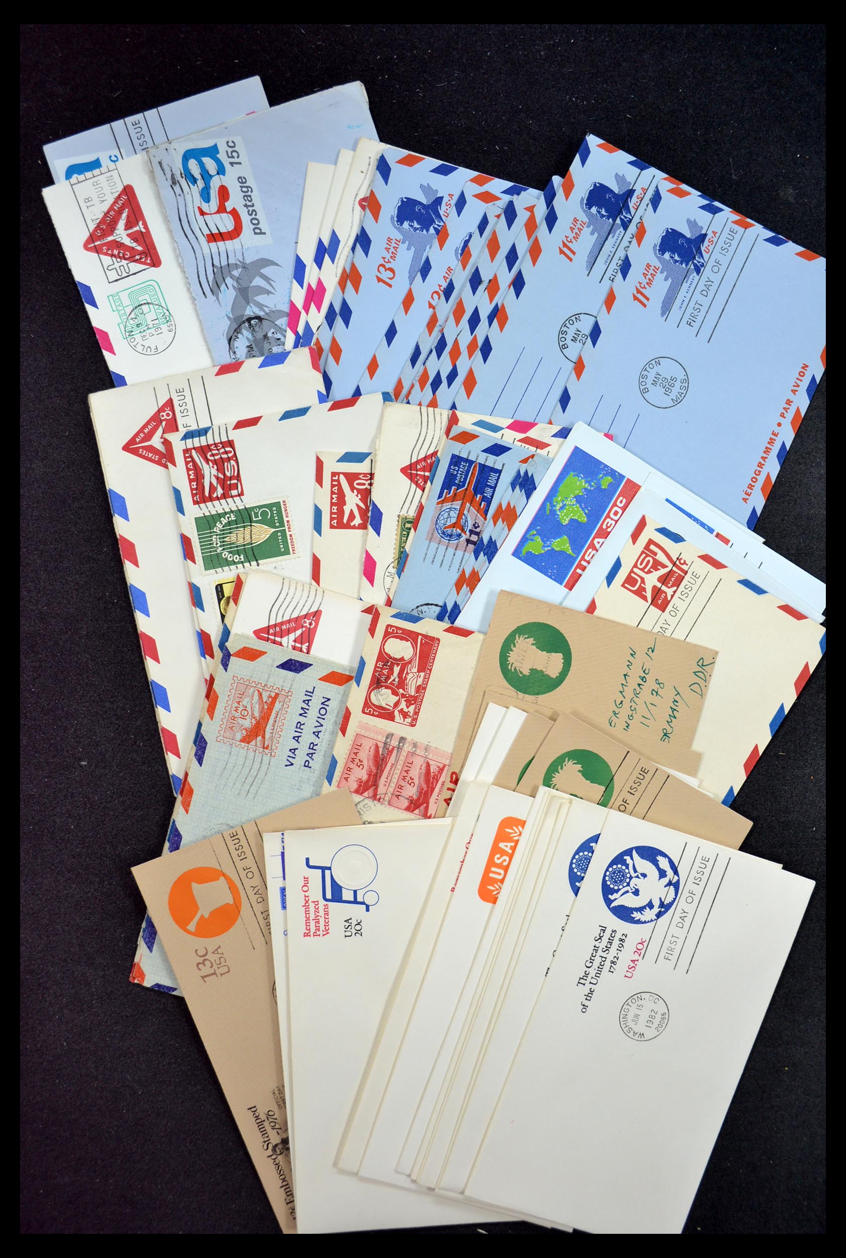 34972 065 - Postzegelverzameling 34972 USA brieven 1870-1990.