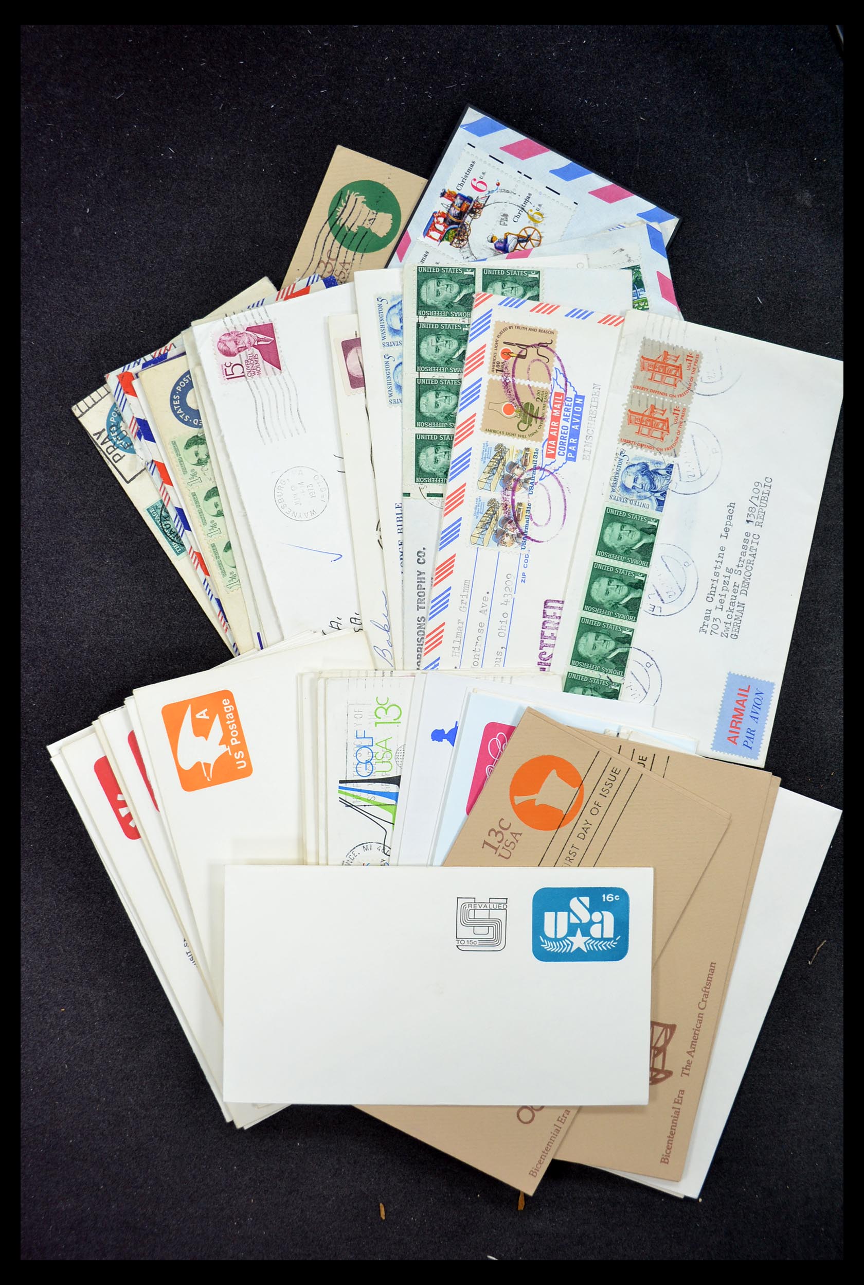34972 066 - Postzegelverzameling 34972 USA brieven 1870-1990.