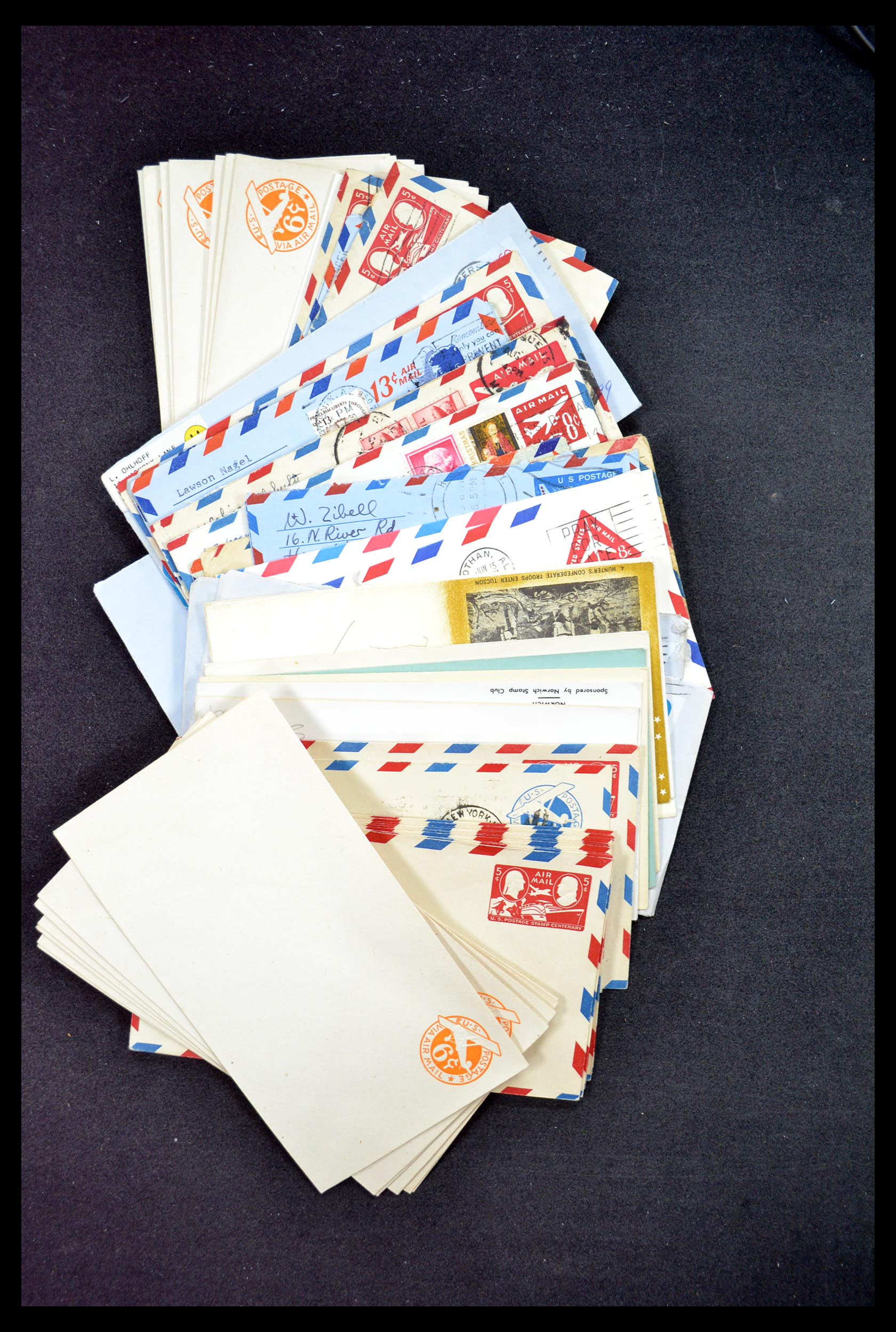34972 072 - Postzegelverzameling 34972 USA brieven 1870-1990.